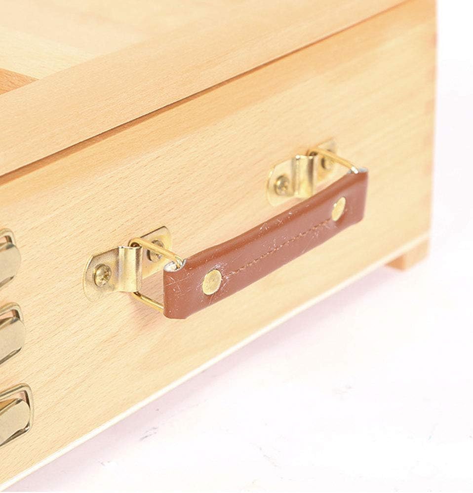 Red Beech Three-Layer Drawing Easel with Storage Box