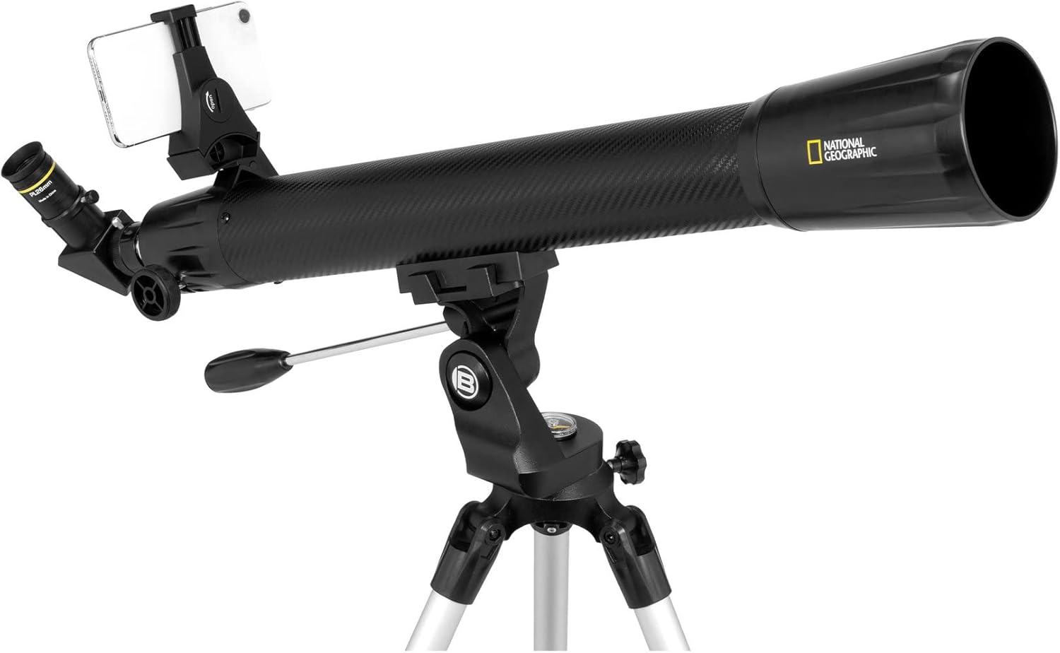 National Geographic 70mm Refractor Telescope with Astronomy App and Adjustable Tripod