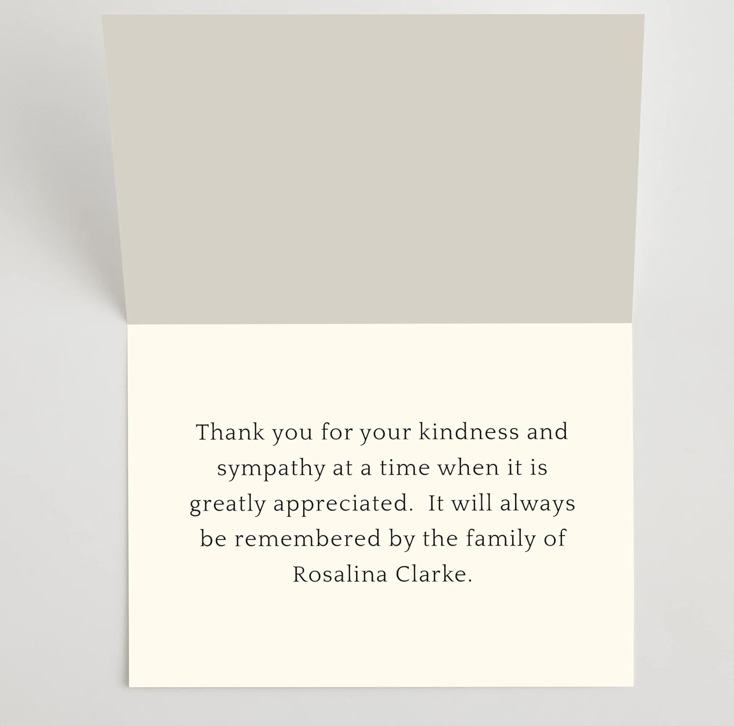 MPC Brands Personalized Funeral Thank You Cards 50 Set Spiritual Candle
