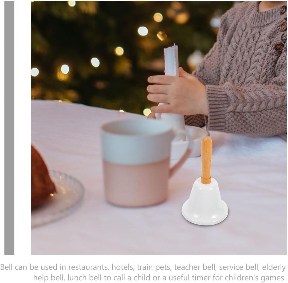 LOGOFUN 2Pcs Hand Bell for Drink Service Restaurant Decor