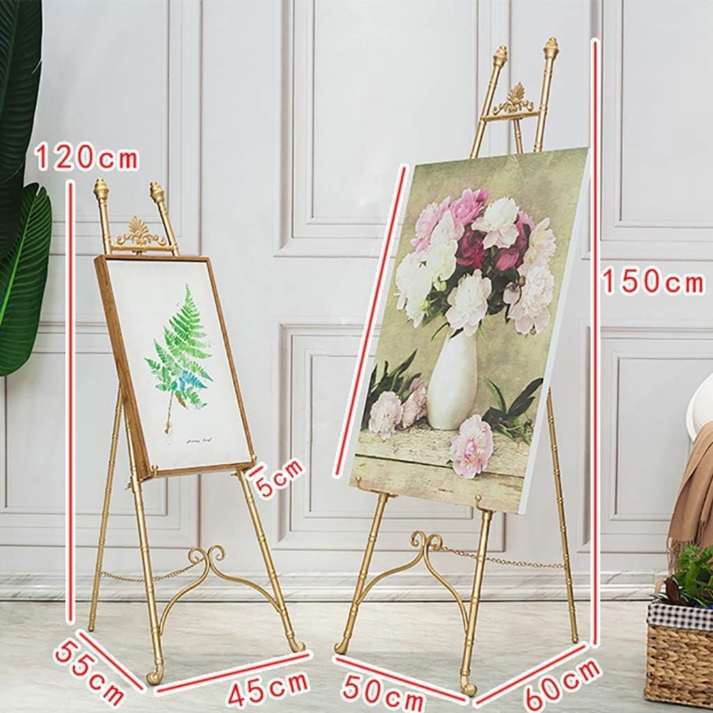 QZQHNYJ Wrought Iron Painting Easel Stand