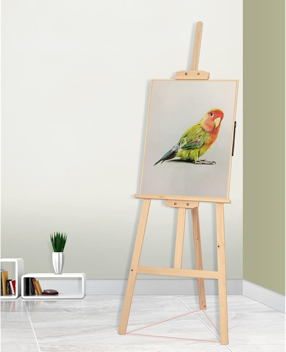 165cm Studio Easel Sturdy Wooden Adjustable Folding Portable