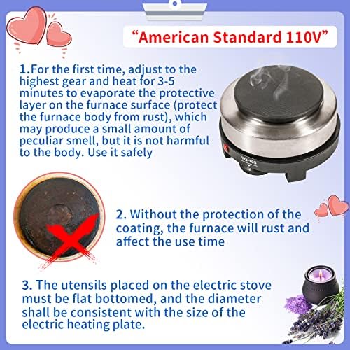 SAEUYVB Candle Making Kit with Hot Plate