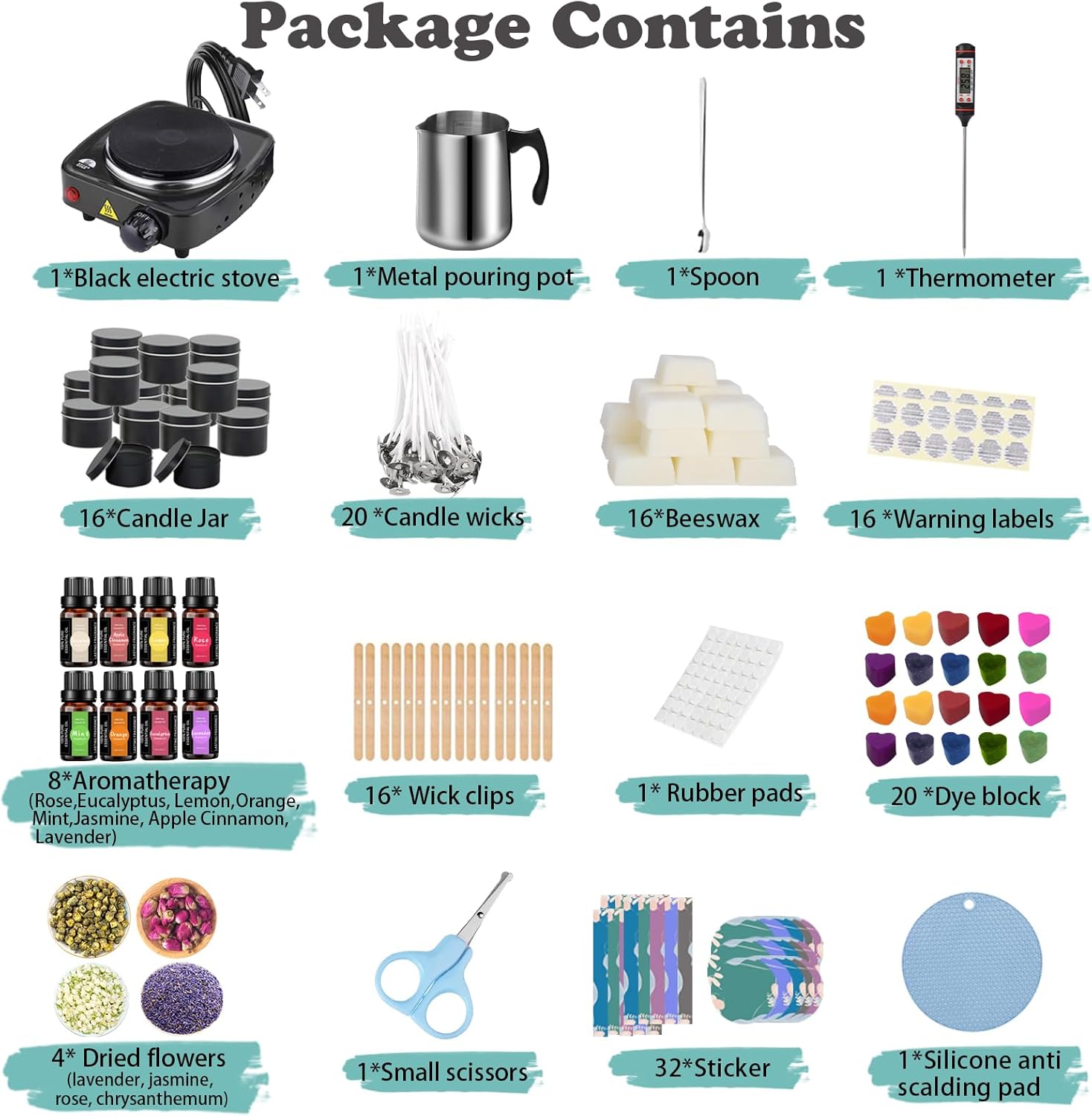 Haccah Complete Candle Making Kit for Adults and Beginners 1