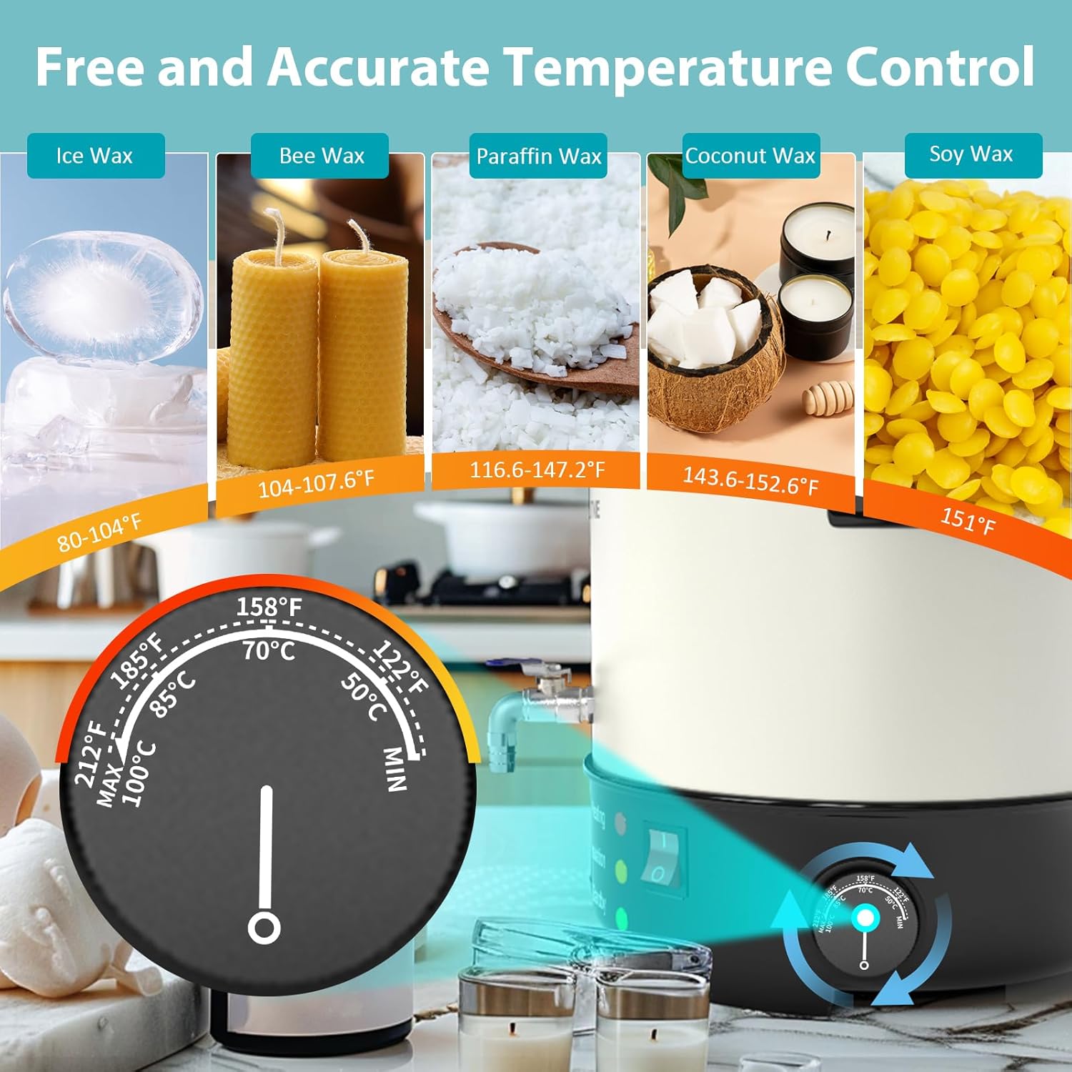 10L Commercial Wax Melter for Candle Making