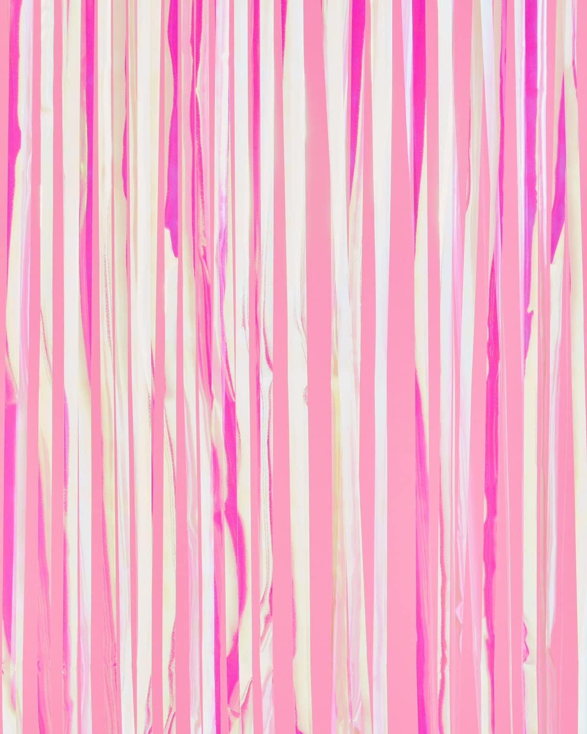 Xo Fetti Iridescent Fringe Foil Curtain Set of 2