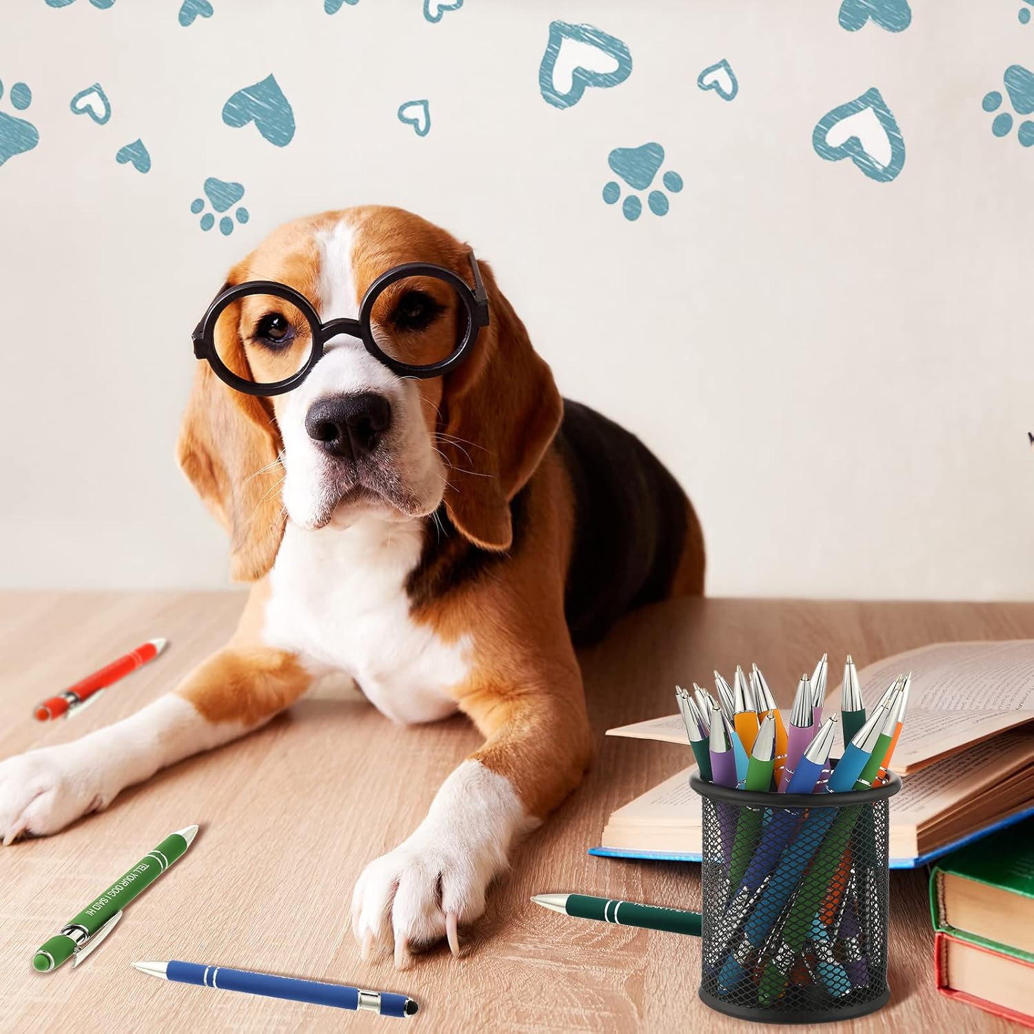 Woanger 20Pc Funny Dog Pens Graduation Gift for Students Teachers