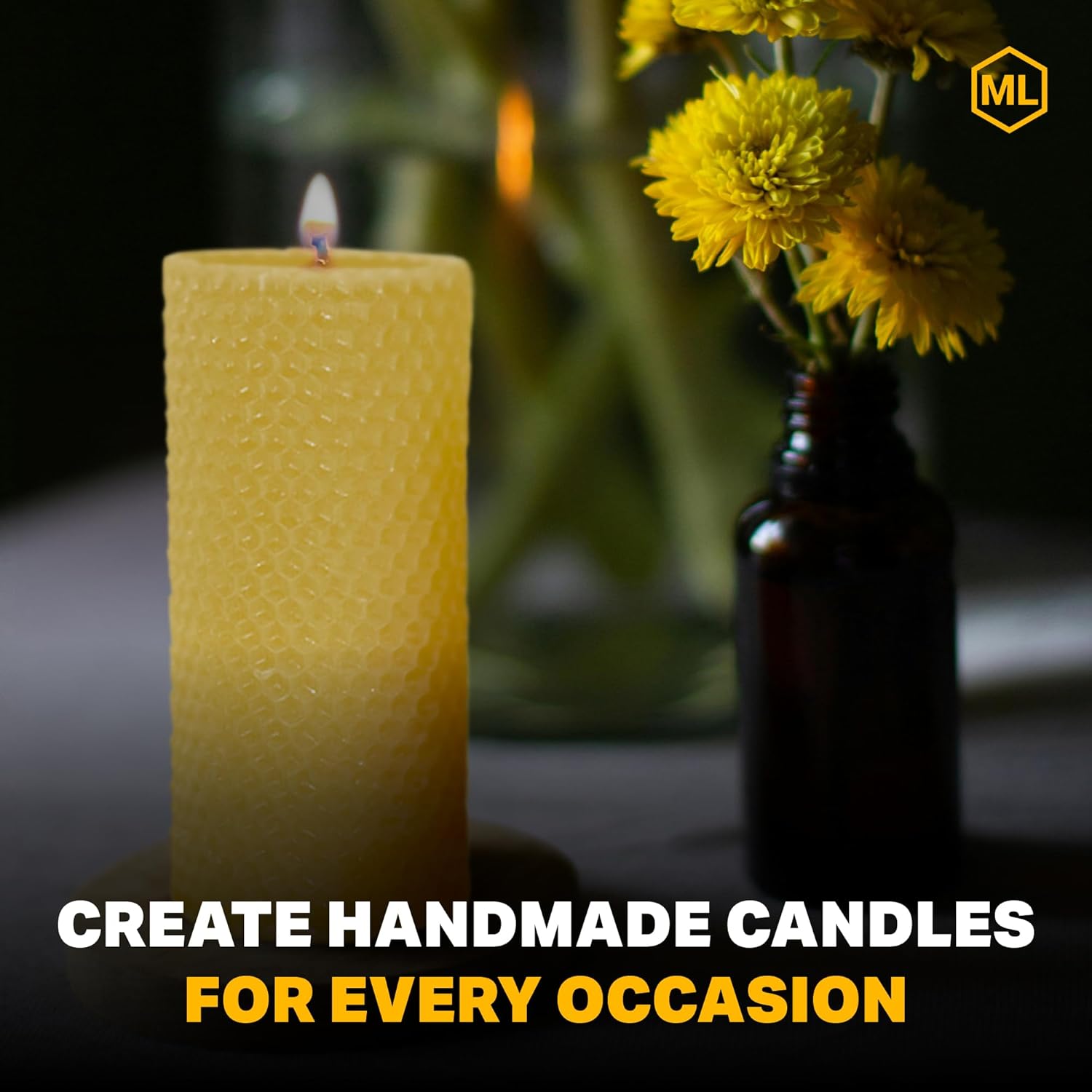 Mann Lake Honeycomb Beeswax Candle Mold