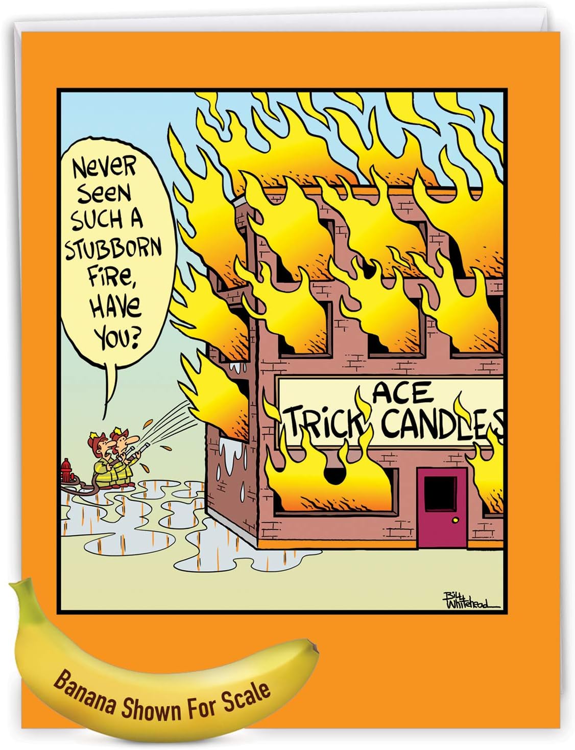 NobleWorks 1 Large Happy Birthday Card Funny Cartoon Greeting Card