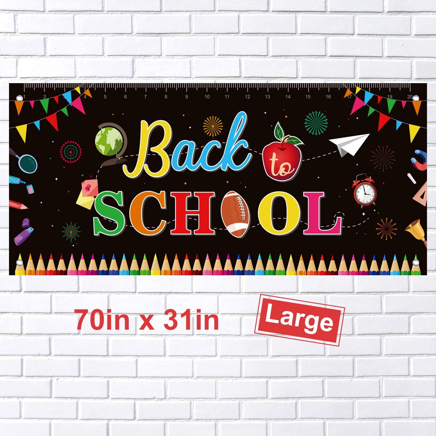 FEPITO Back to School Banner Classroom Decor