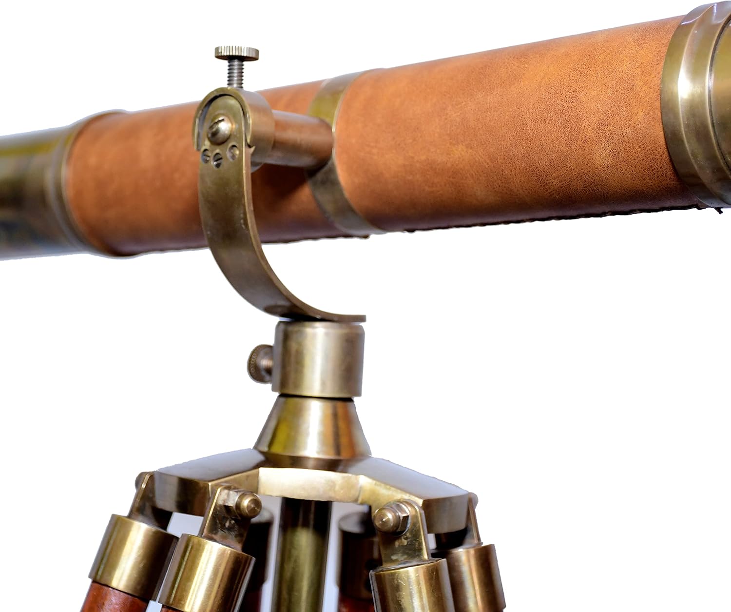 US Navy Griffith Antique Tripod Telescope Single Barrel