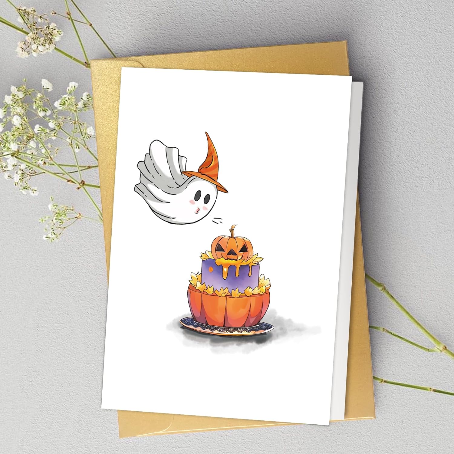 Cute Halloween Birthday Card for Him Her
