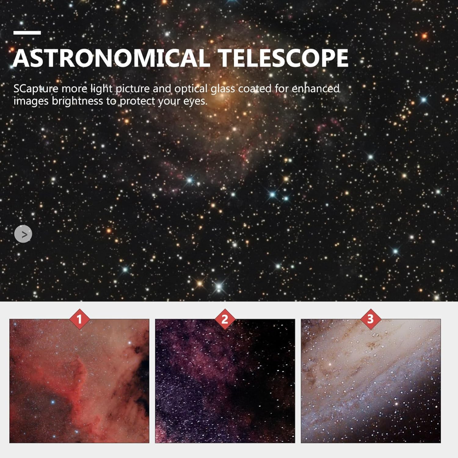 ULTECHNOVO Kids Astronomy Telescope with Tripod