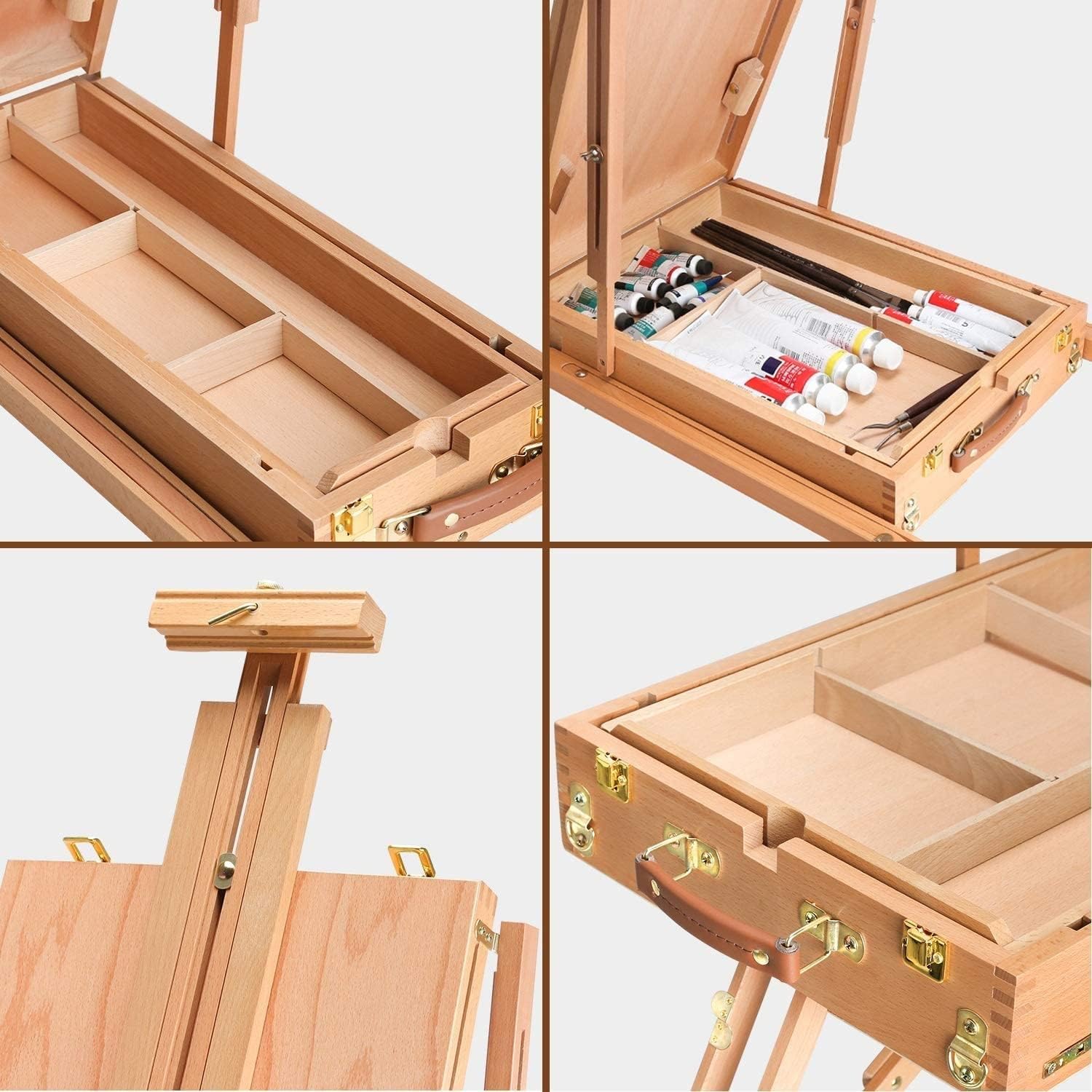 Poster Display Canvas Stand with Drawer for Outdoor Painting and Art