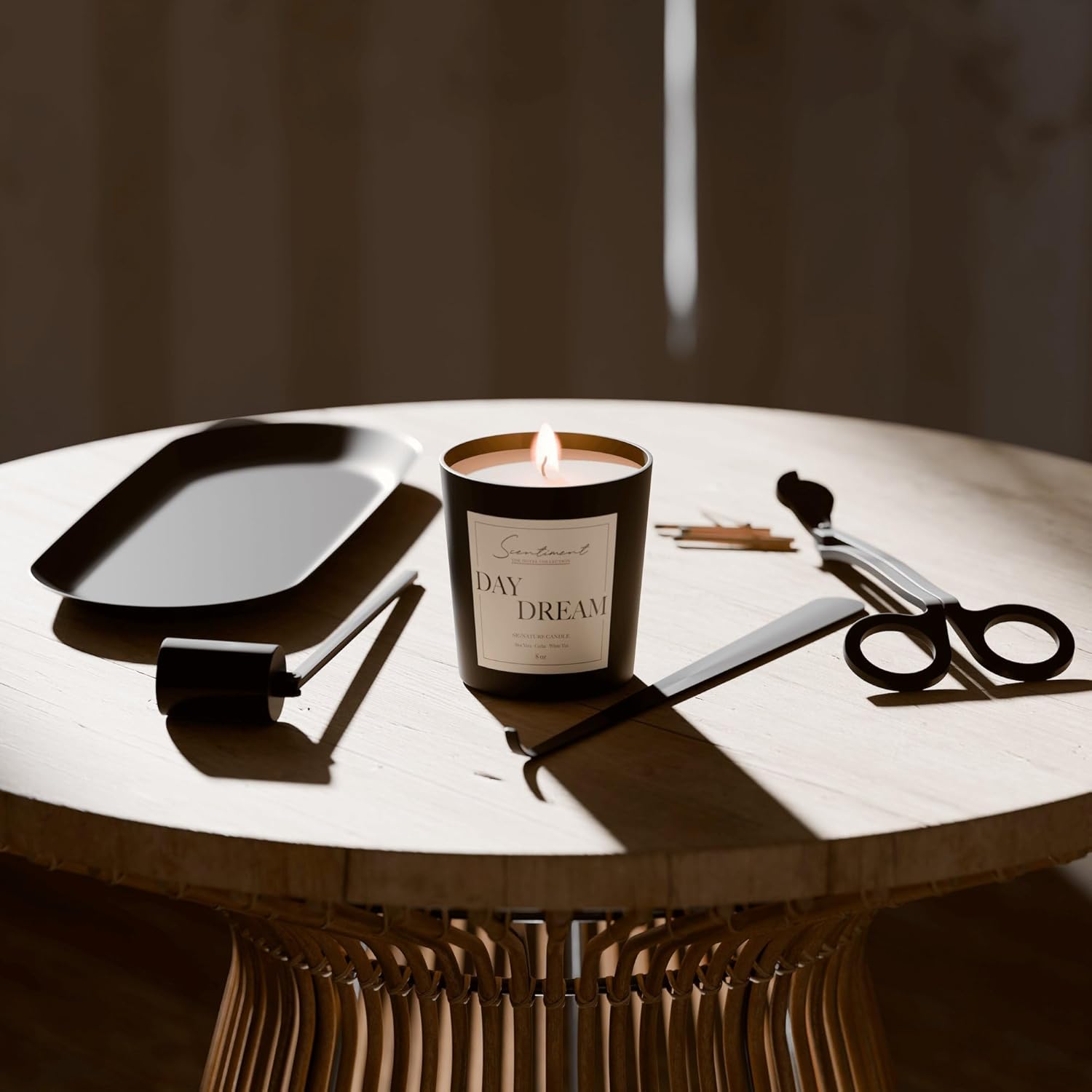 Scentiment Candle Care Kit 3-Piece Set Black