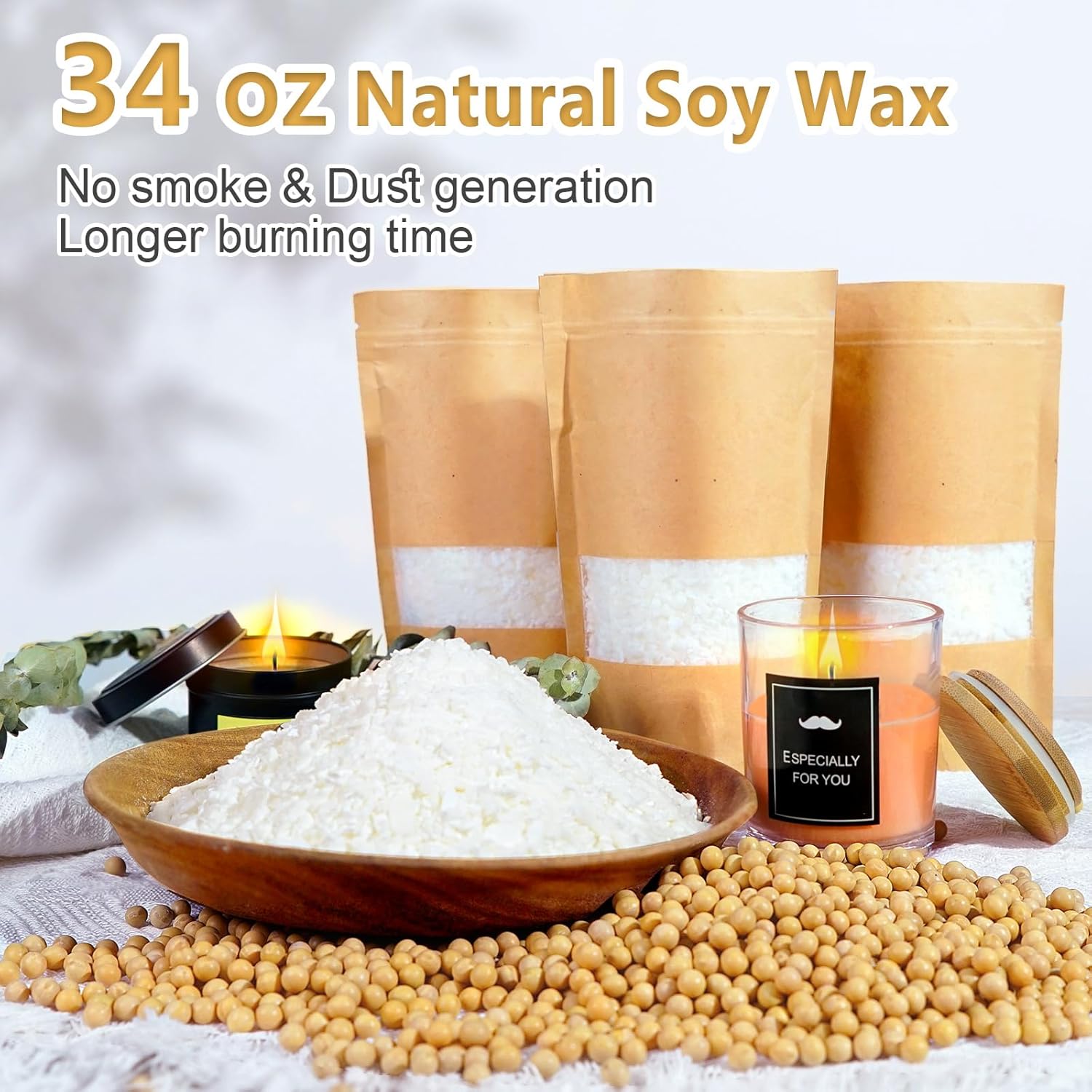 DOPXXBB Complete Candle Making Kit for Adults