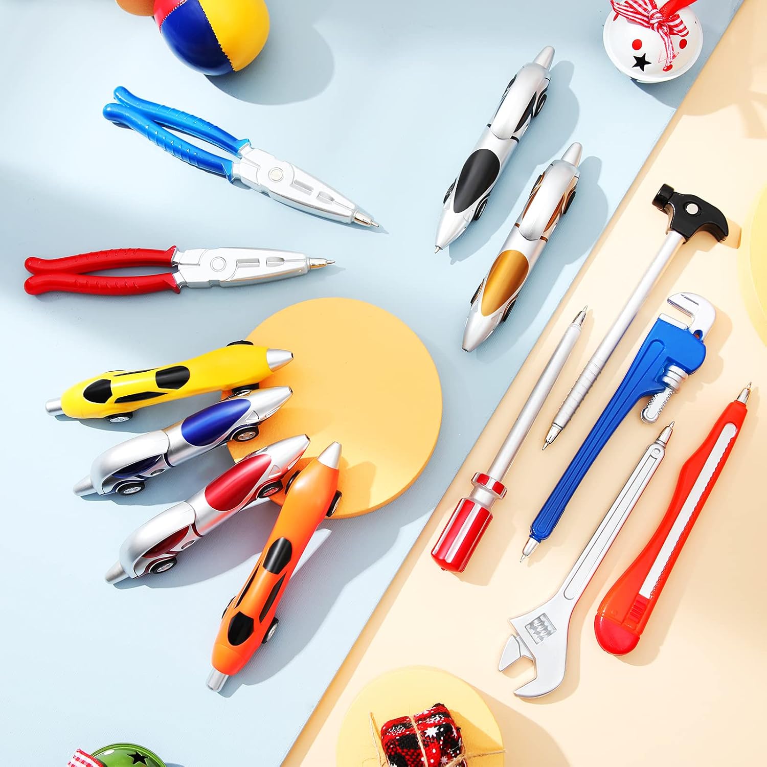 Zonon 24 Pack Colorful Car Tool Ballpoint Pens
