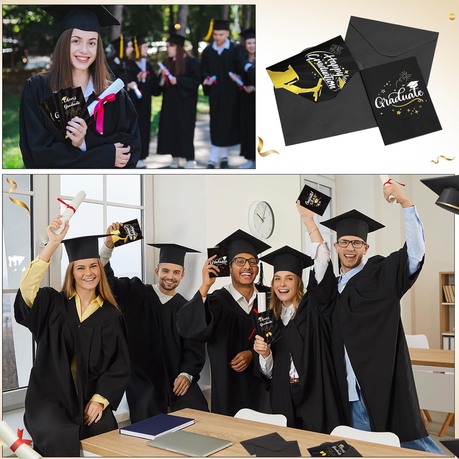 120 Pack Graduation Cards with Envelopes 2025