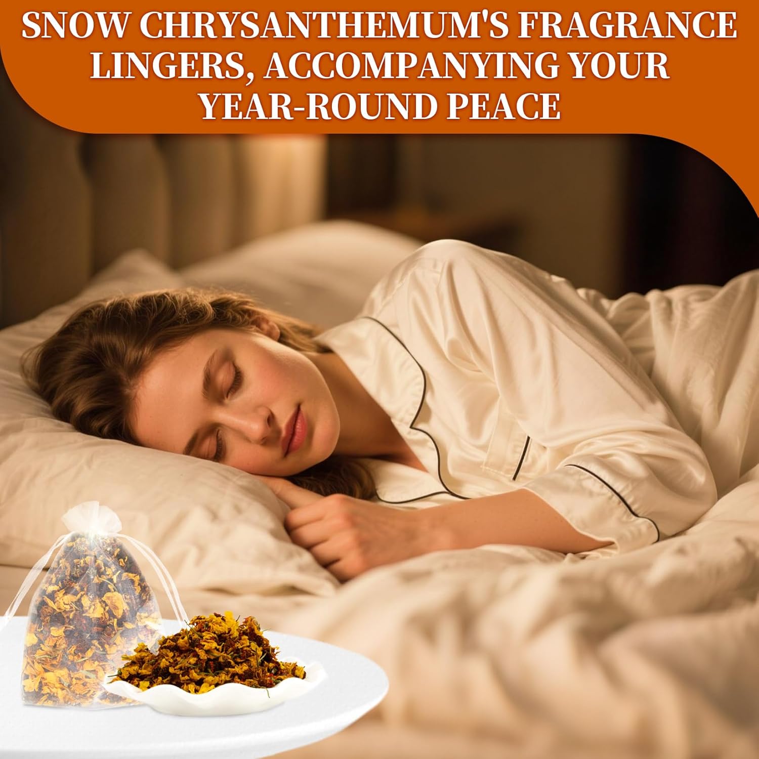 Sukh Dried Snow Chrysanthemum 3oz for Crafting and Decoration