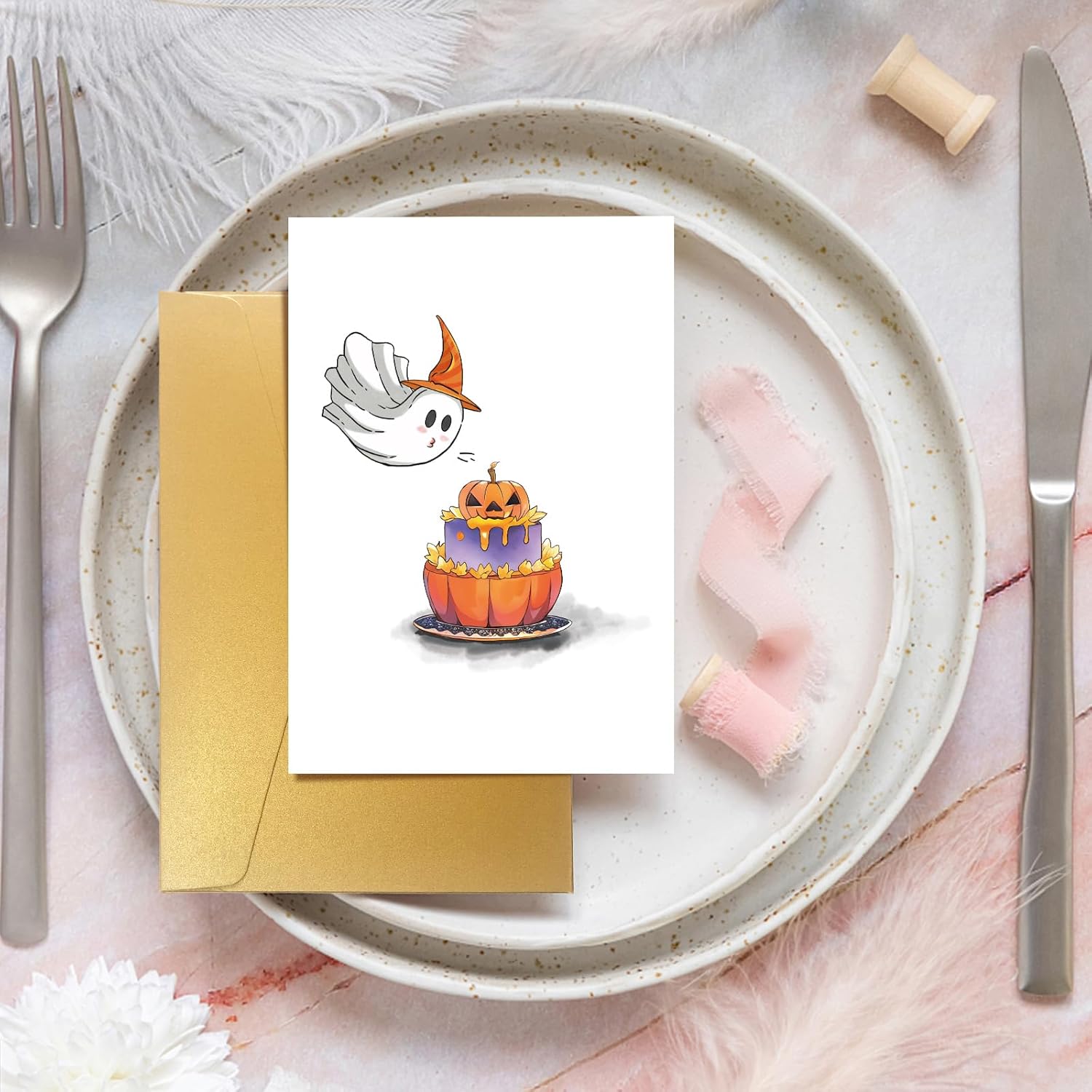 Cute Halloween Birthday Card for Him Her