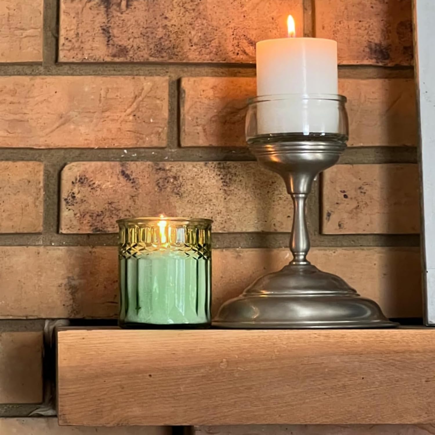 10pcs 7oz Thick Green Candle Jars for Making Candles
