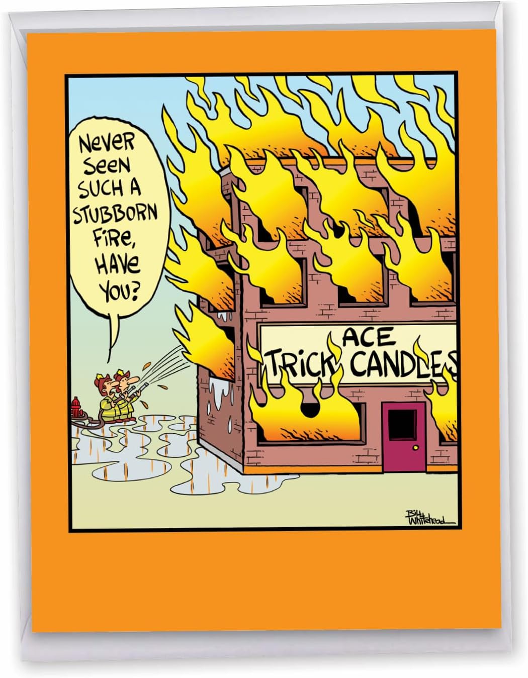 NobleWorks 1 Large Happy Birthday Card Funny Cartoon Greeting Card