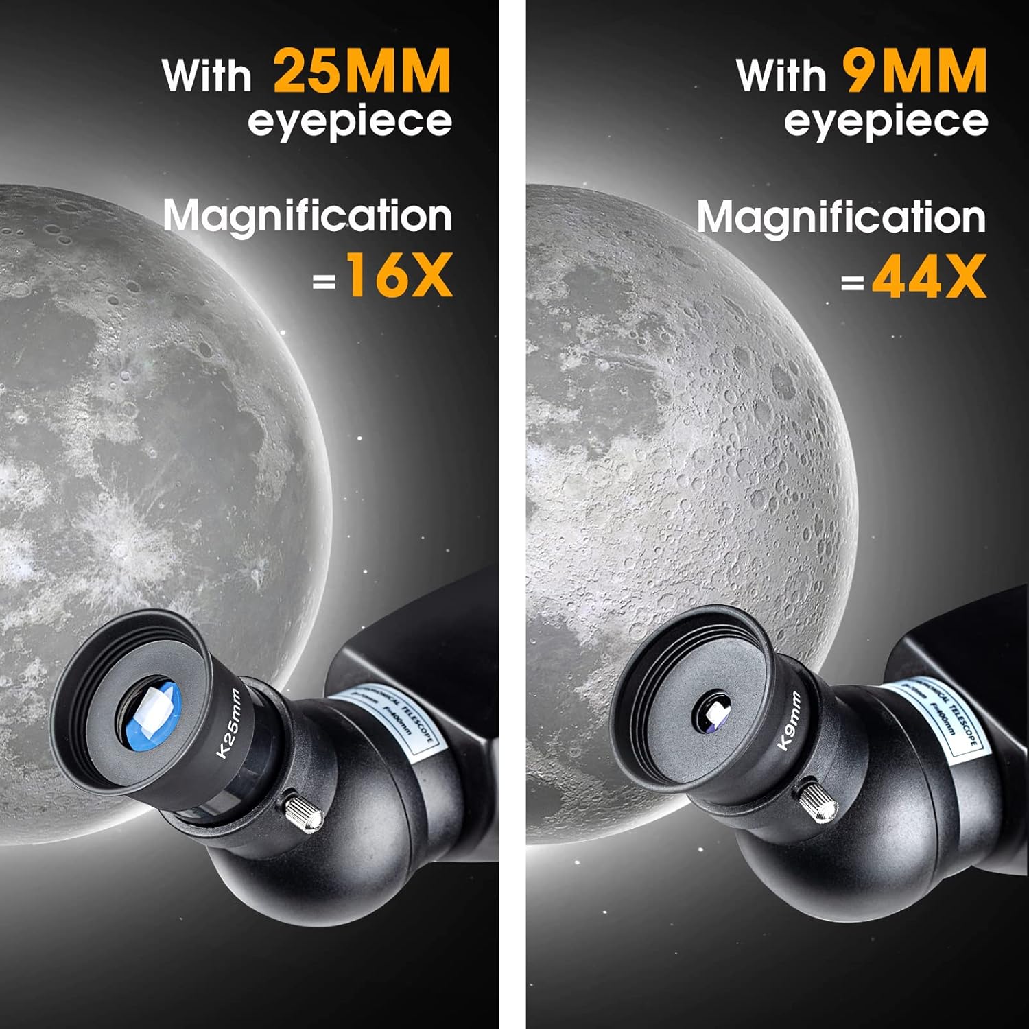 YUANZIMOO 70mm Refractor Telescope with Tripod and Remote