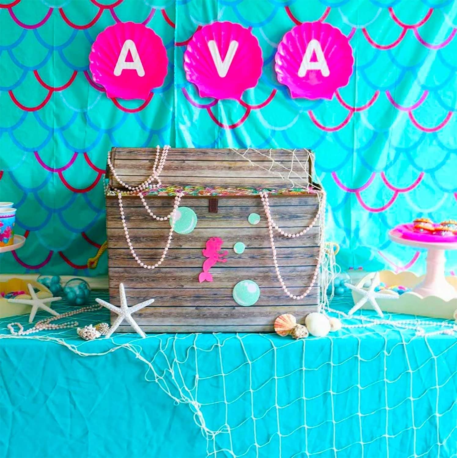 4Es Novelty Fish Net Decor 14x4 Feet Party Use
