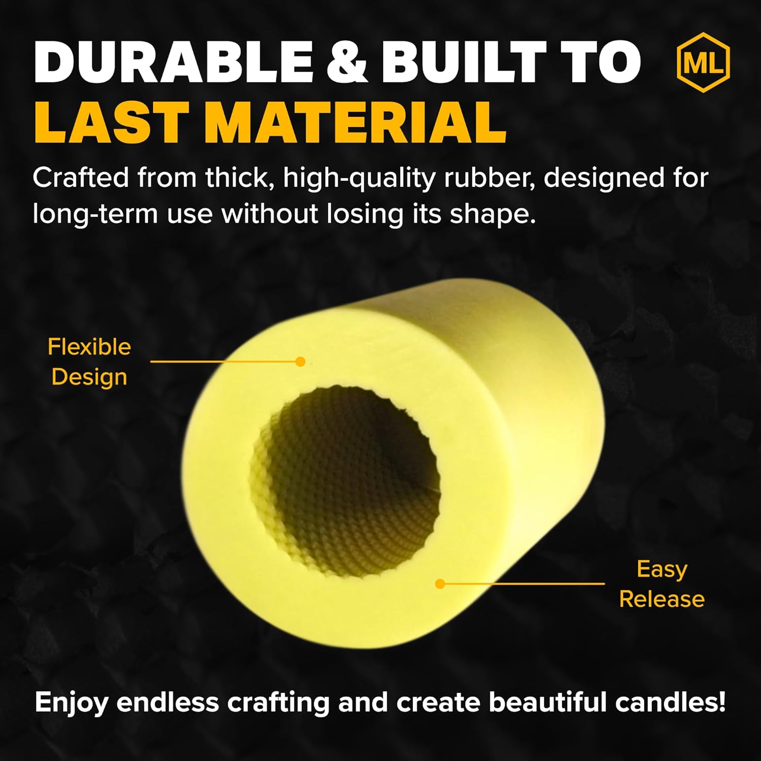 Mann Lake Honeycomb Beeswax Candle Mold