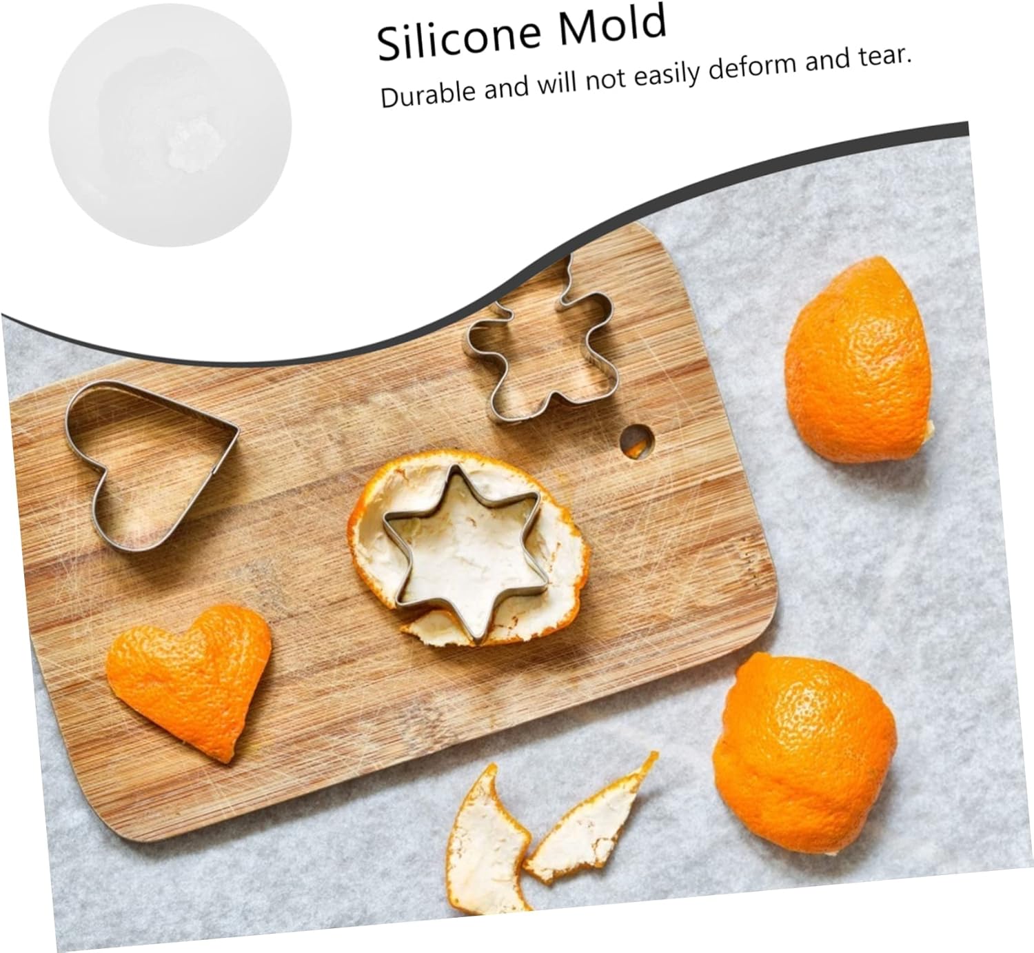 2Pcs Artificial Fruit Casting Mold for Realistic Crafts