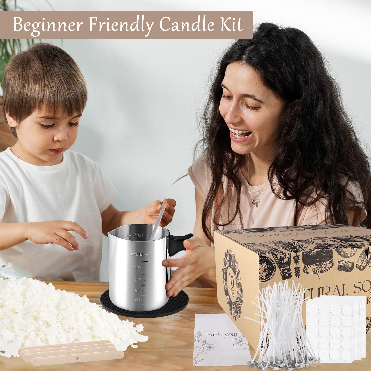 Candle Making Kit for All Ages Soy Wax Supplies