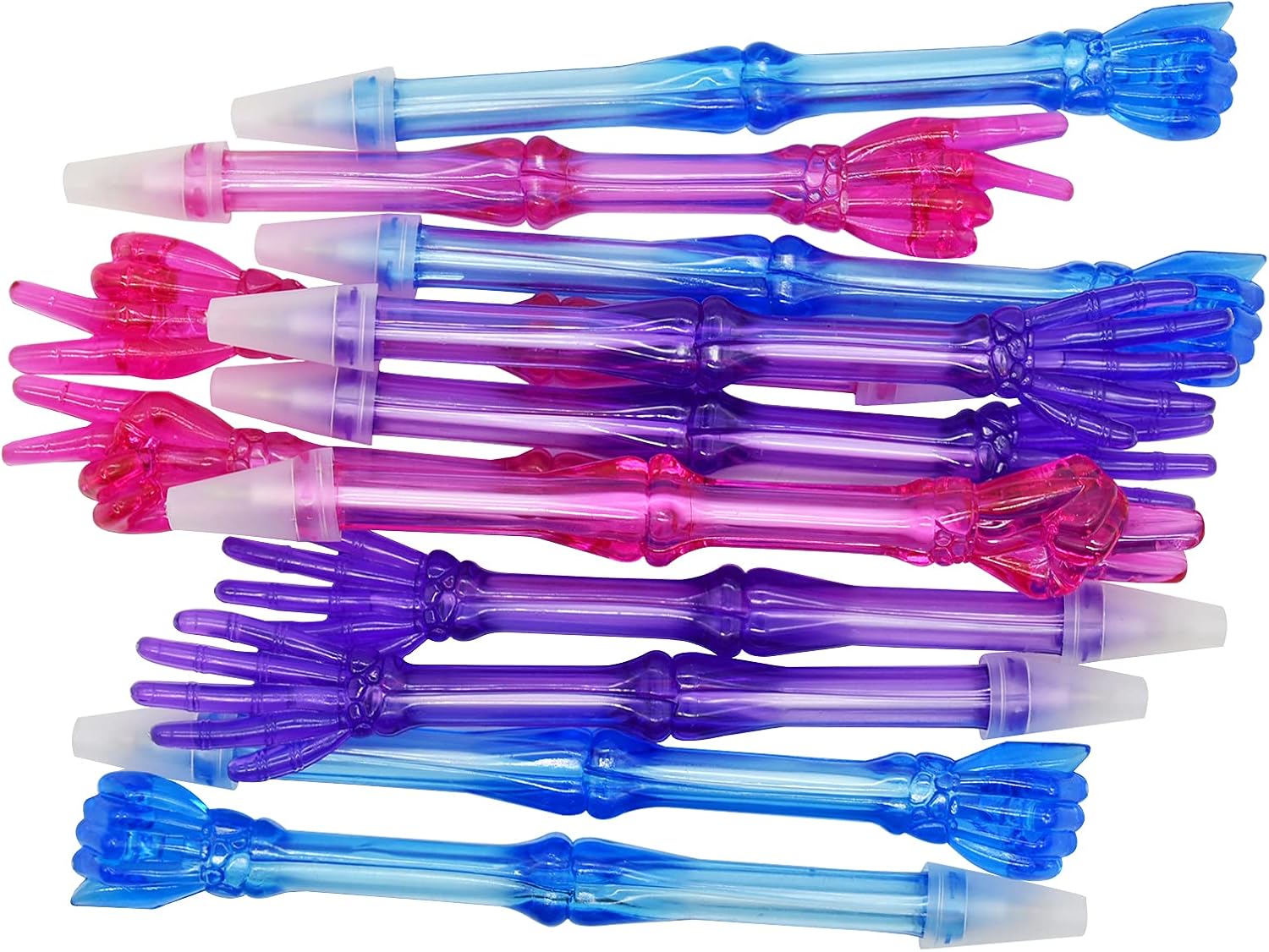 Maydahui 12 Piece Halloween Bone Shaped Ballpoint Pen Set