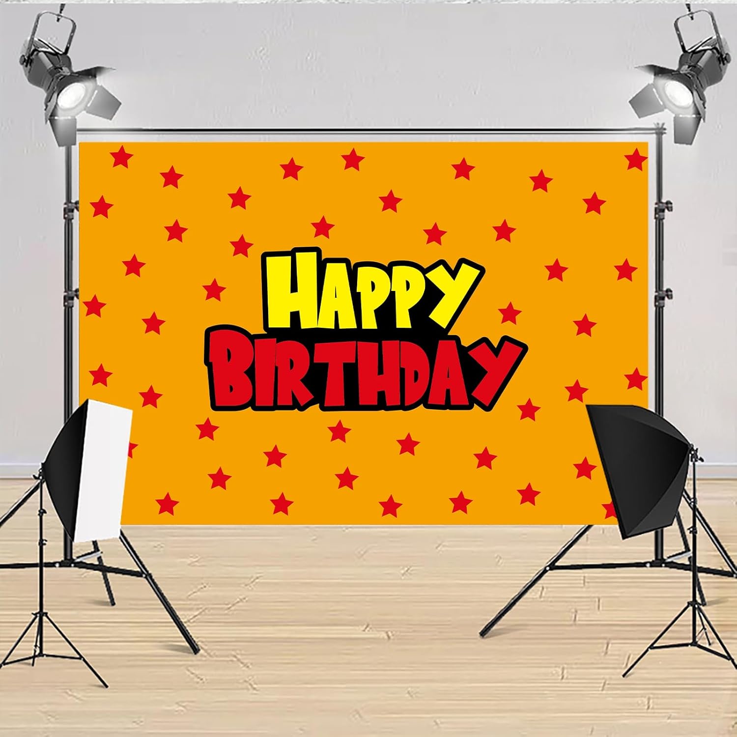 5x3ft Anime Birthday Party Decor Backdrop