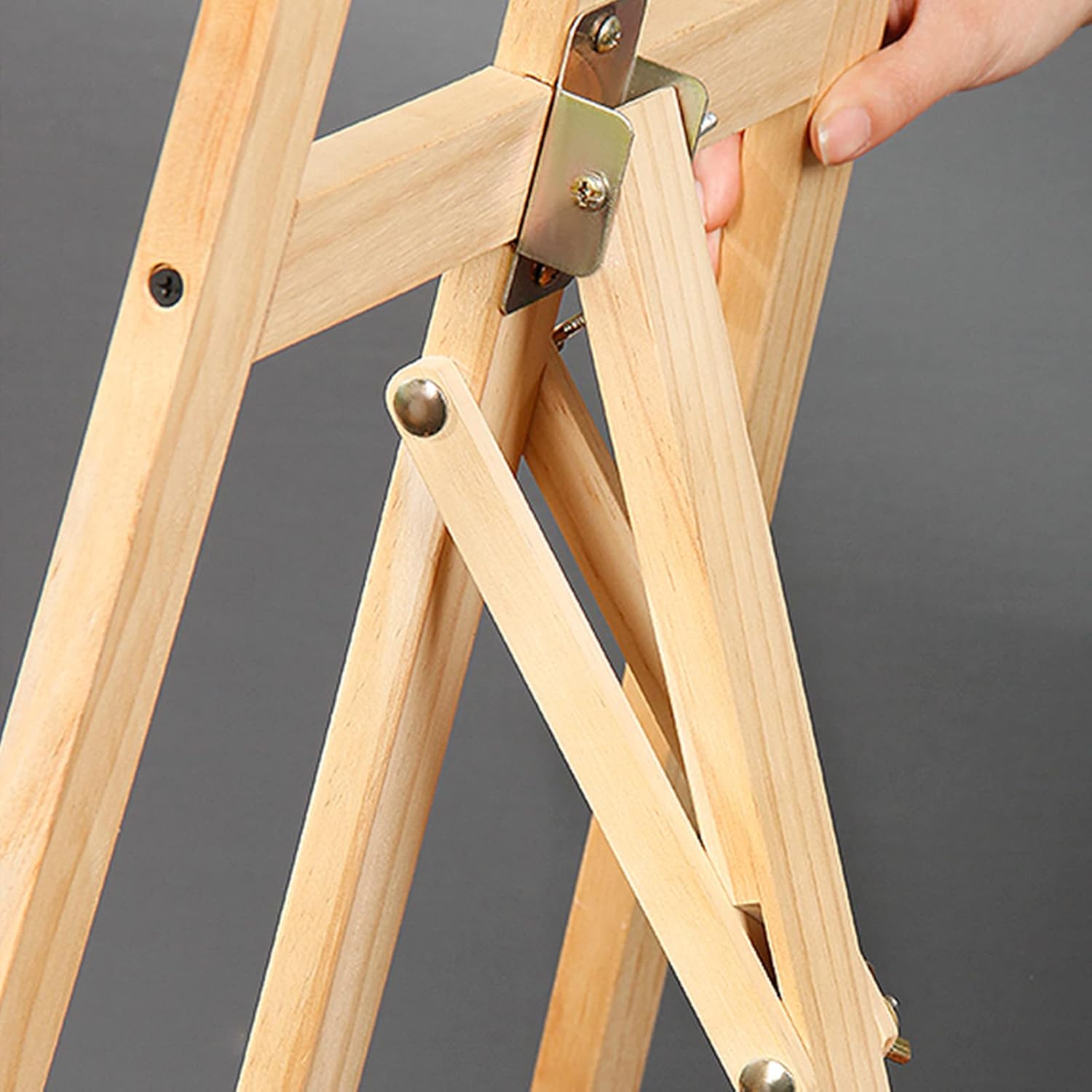 MIQXUAN 150cm Tall Adjustable Wooden Easel