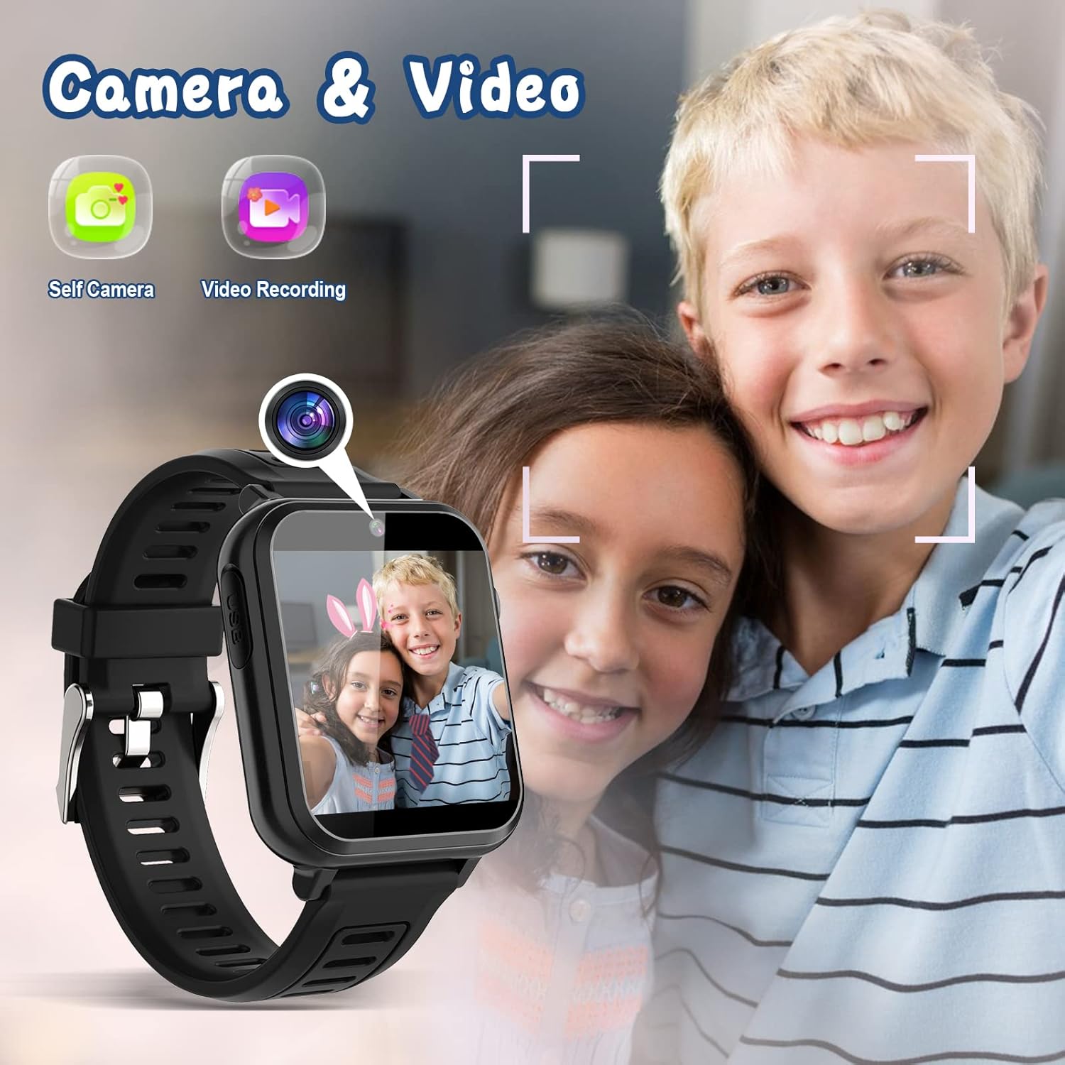 Sedzofan Kids Smart Watch with 24 Puzzle Games