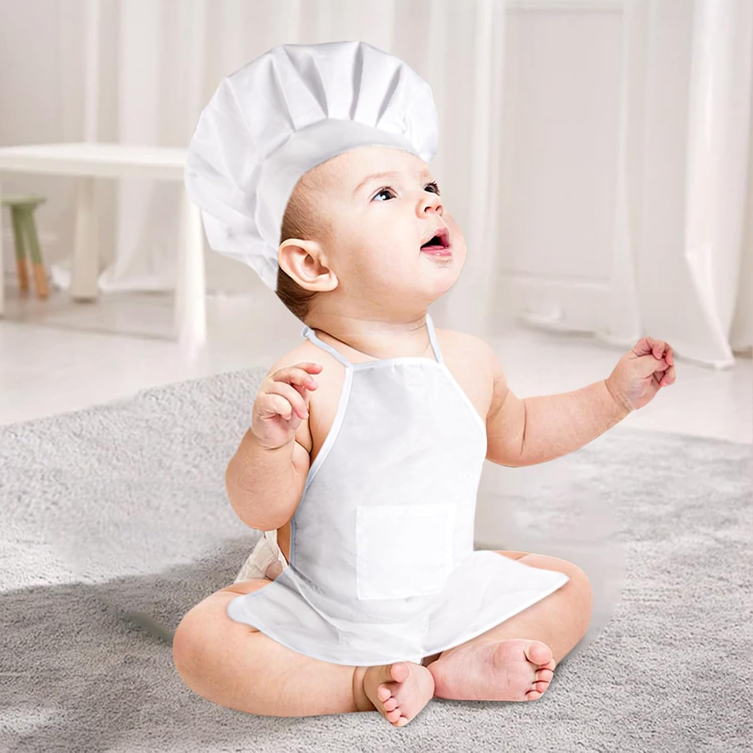 AMOR PRESENT 2-Piece Baby Chef Costume Set