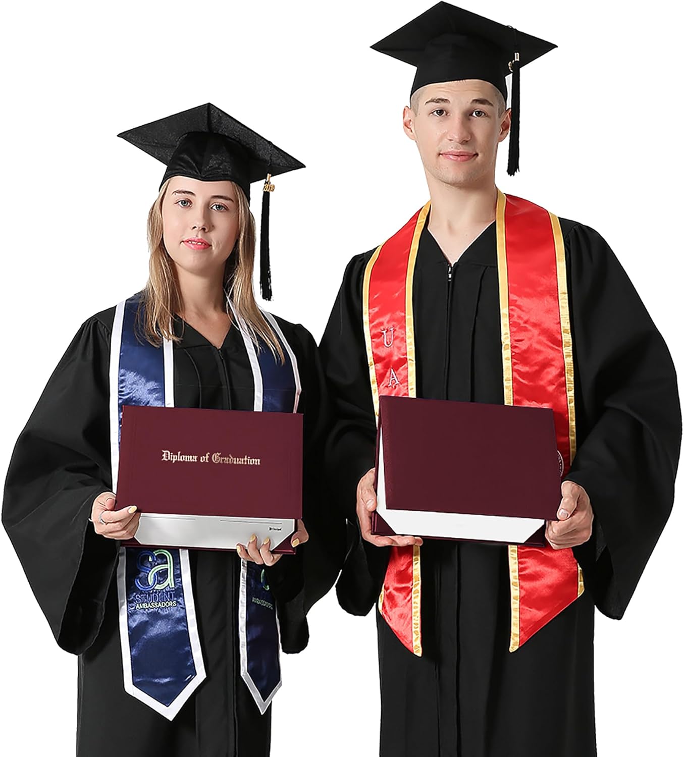 Graduation Mall 85x11 Smooth Padded Diploma Cover 6 Packs