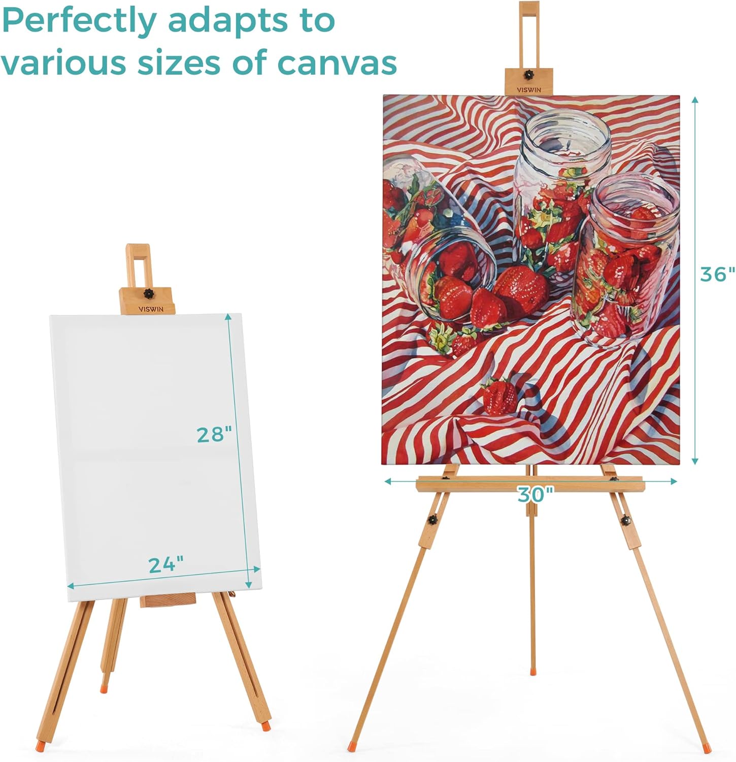 VISWIN Portable Easel with Carry Bag and Adjustable Height