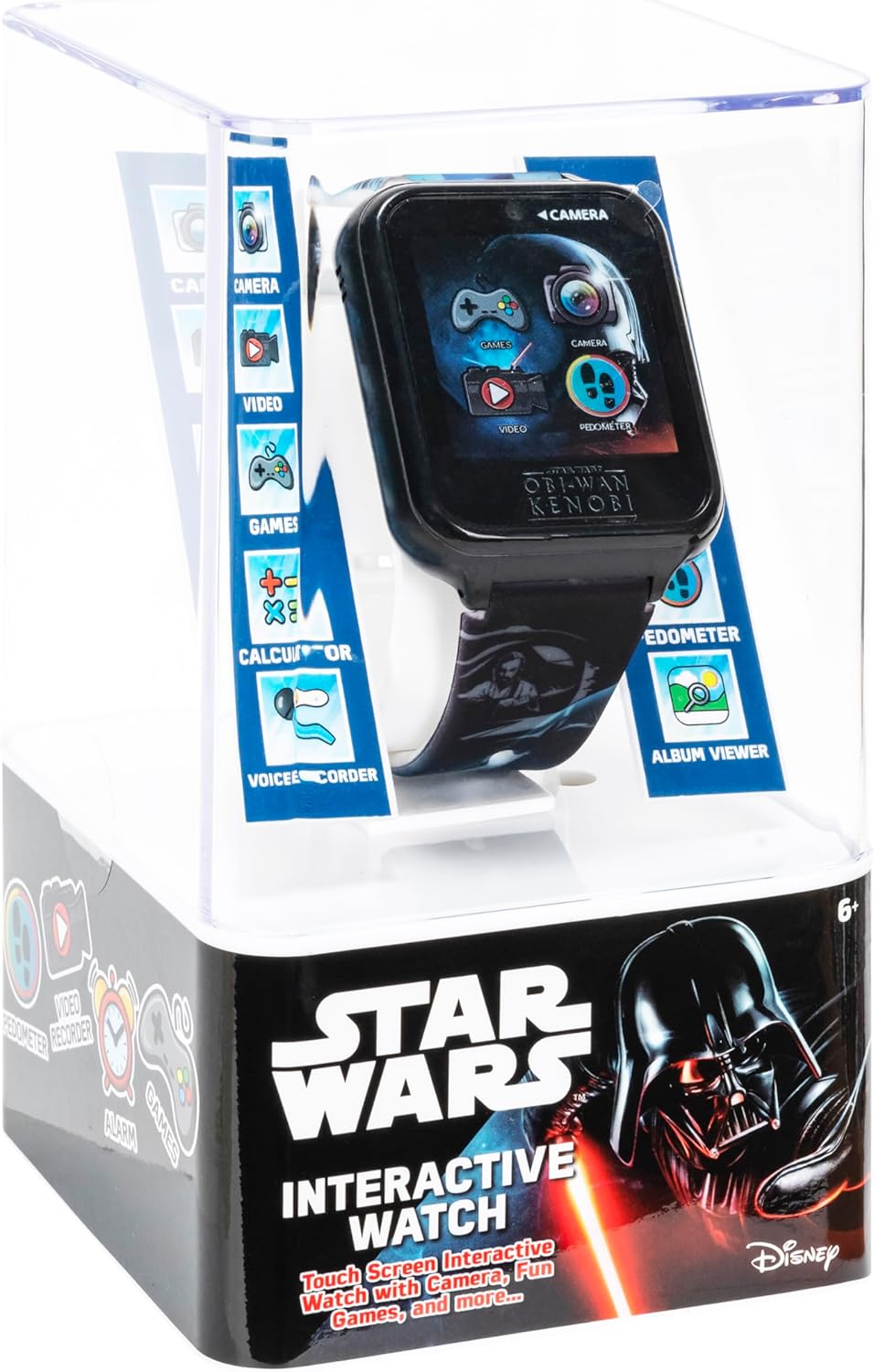 Accutime Star Wars Kids Smartwatch with Obi-Wan Kenobi Design
