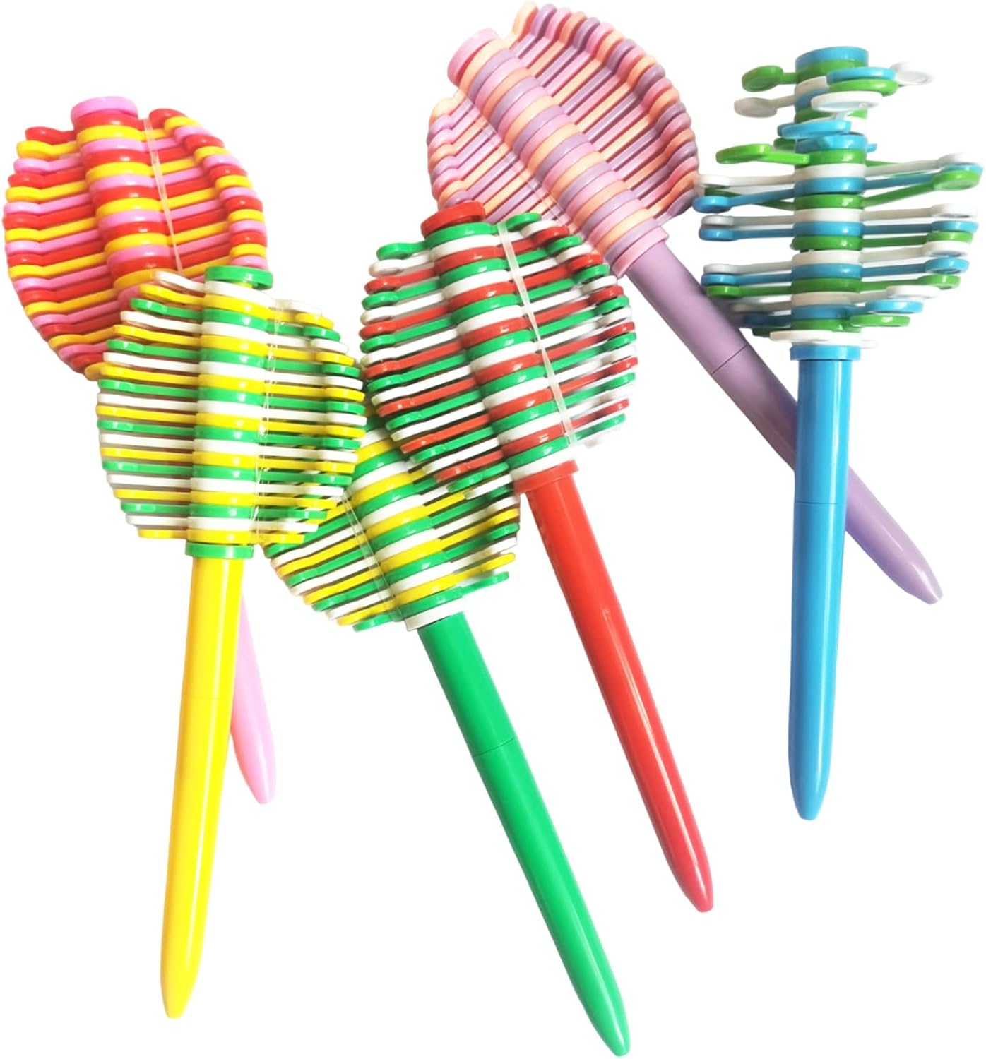 6PCS Decompression Spinner Ballpoint Pen for Stress Relief and Fun Gifts