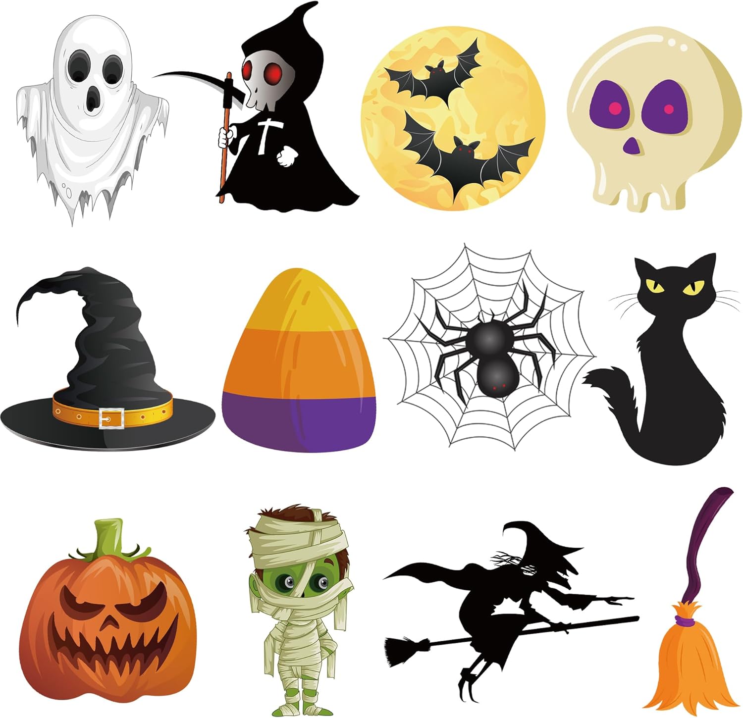 Lucleag Halloween Cutouts for Bulletin Board Decoration