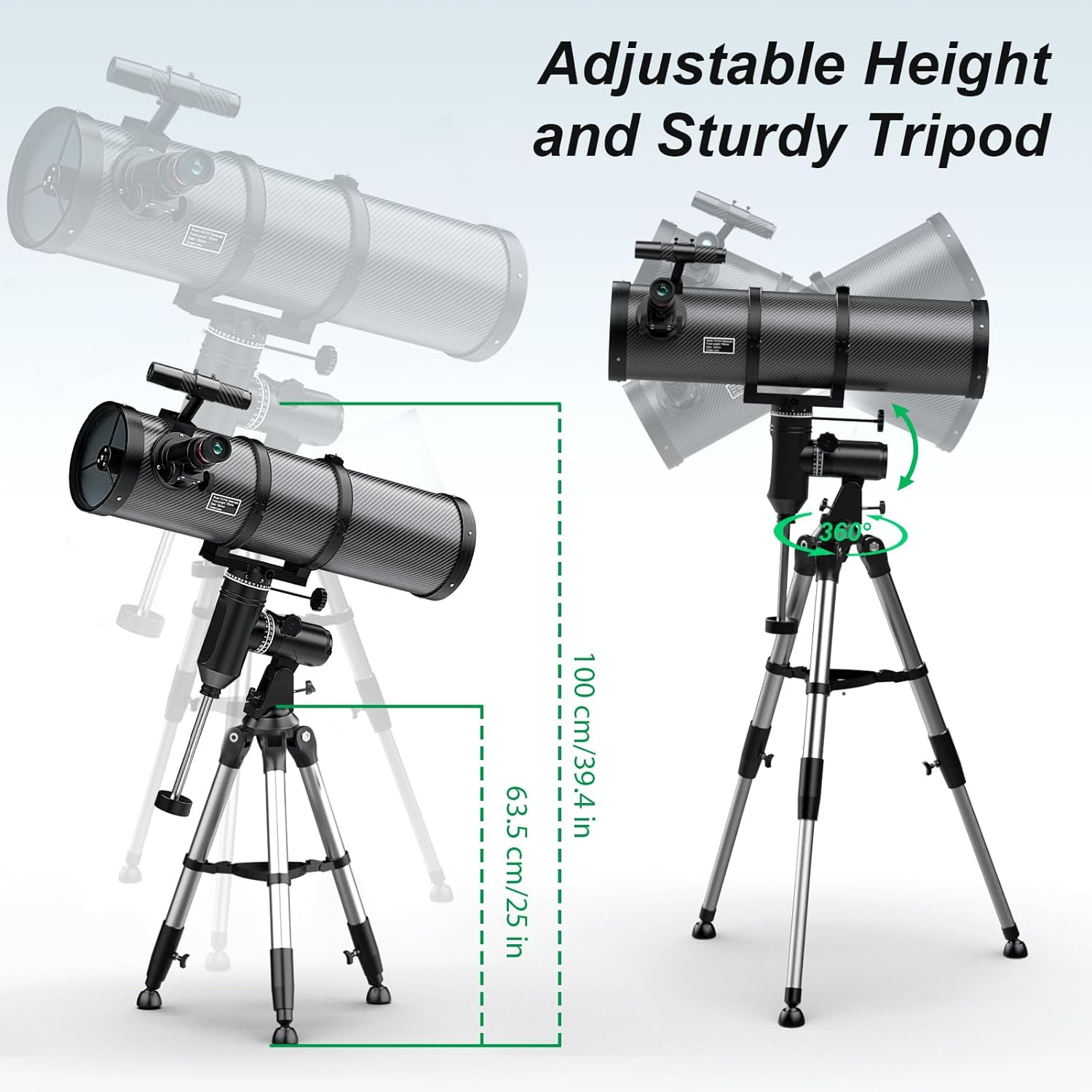Aurosports 150mm Aperture Reflector Telescope for Astronomy