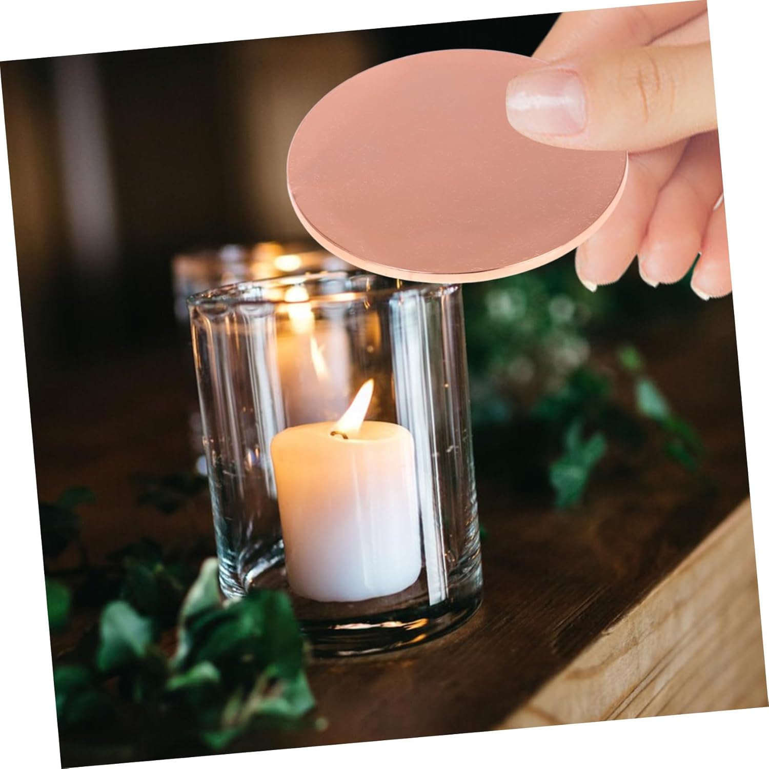 BESPORTBLE Zinc Alloy Candle Jar Lid Decorative Replacement Topper