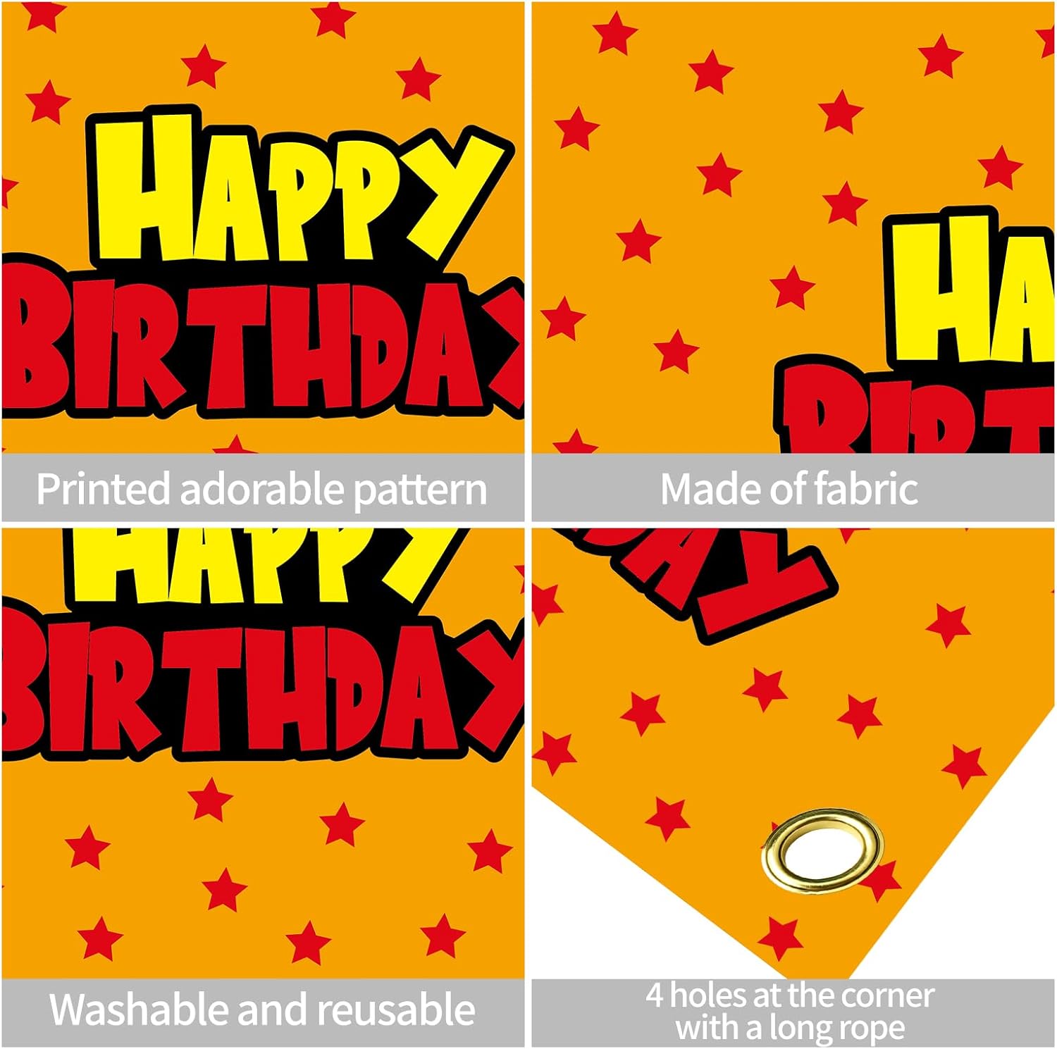 5x3ft Anime Birthday Party Decor Backdrop