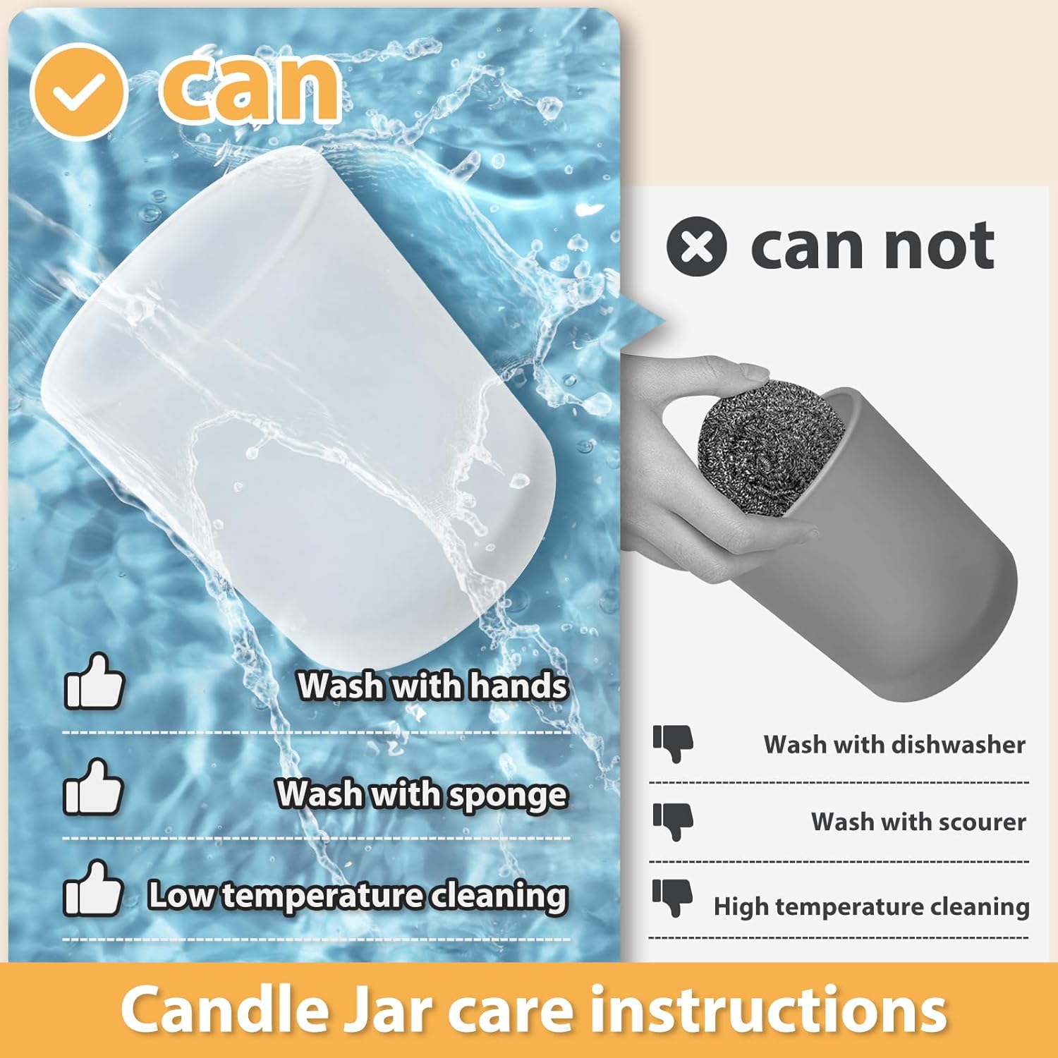 Thick Frosted White Candle Jars with Wood Lids 16 Pcs
