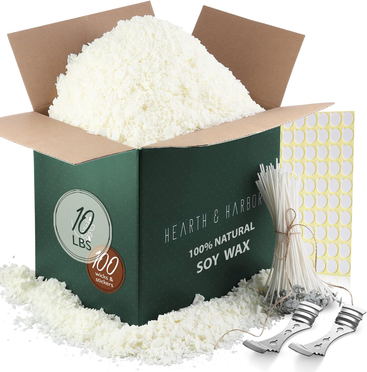 Hearth Harbor Soy Candle Wax Kit 10 lb Bag
