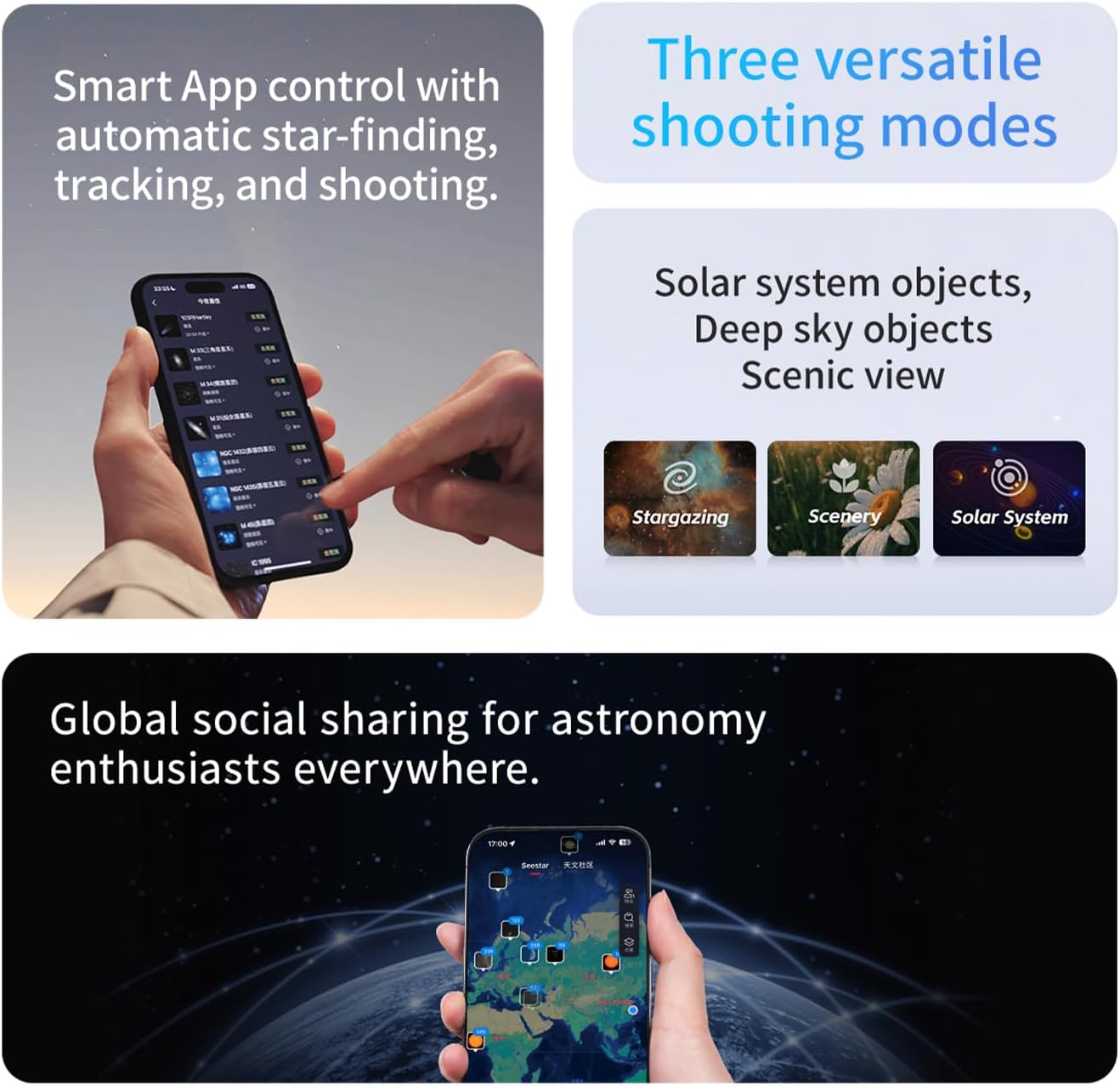 ZWO Seestar S30 Smart Digital Telescope