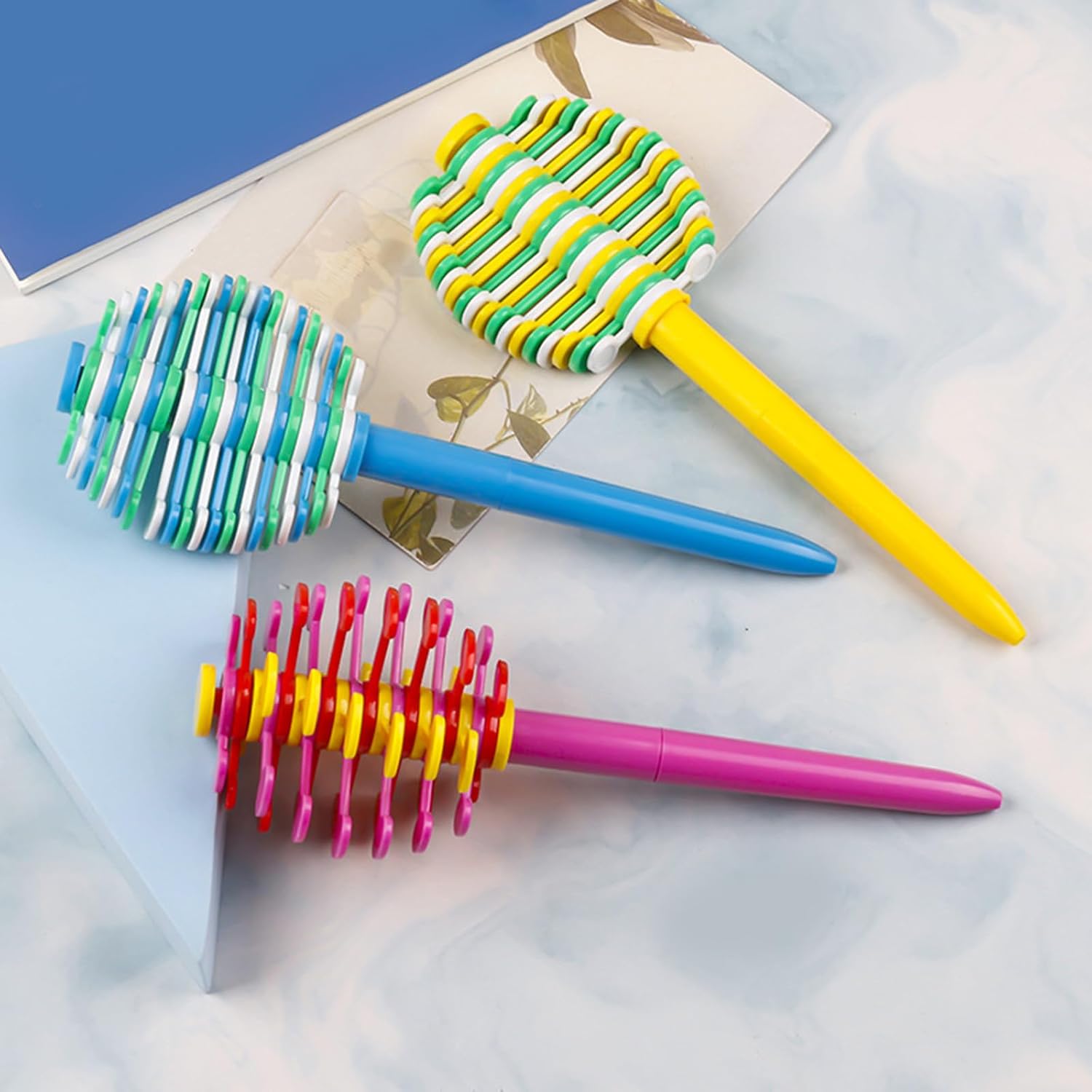 6PCS Decompression Spinner Ballpoint Pen for Stress Relief and Fun Gifts