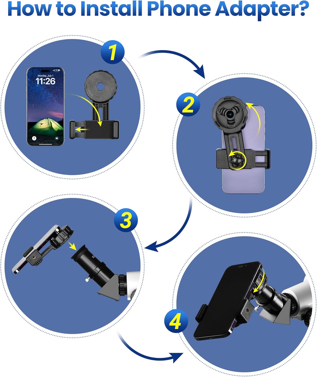 ESSLNB 80mm Refractor Telescope with Stargazing App