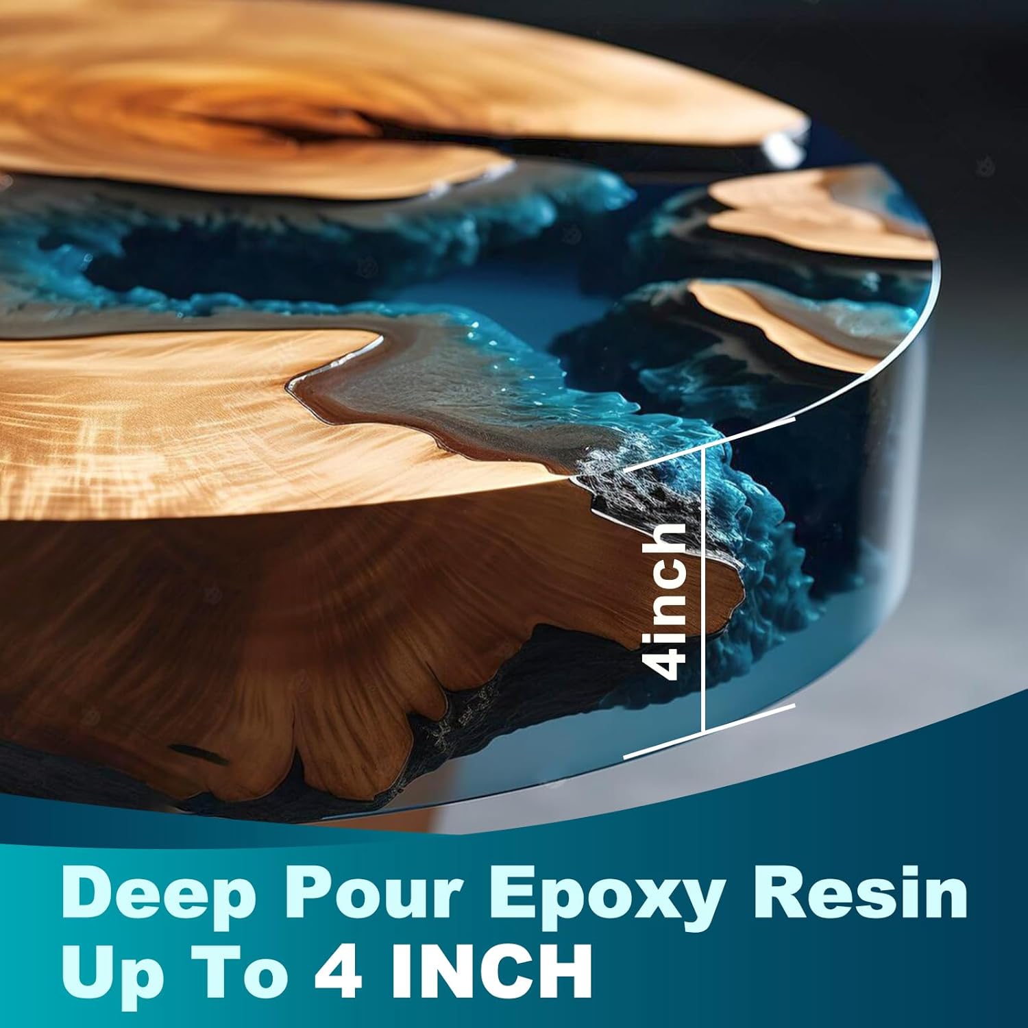 Deep Pour Epoxy Resin 15 Gallon Crystal Clear
